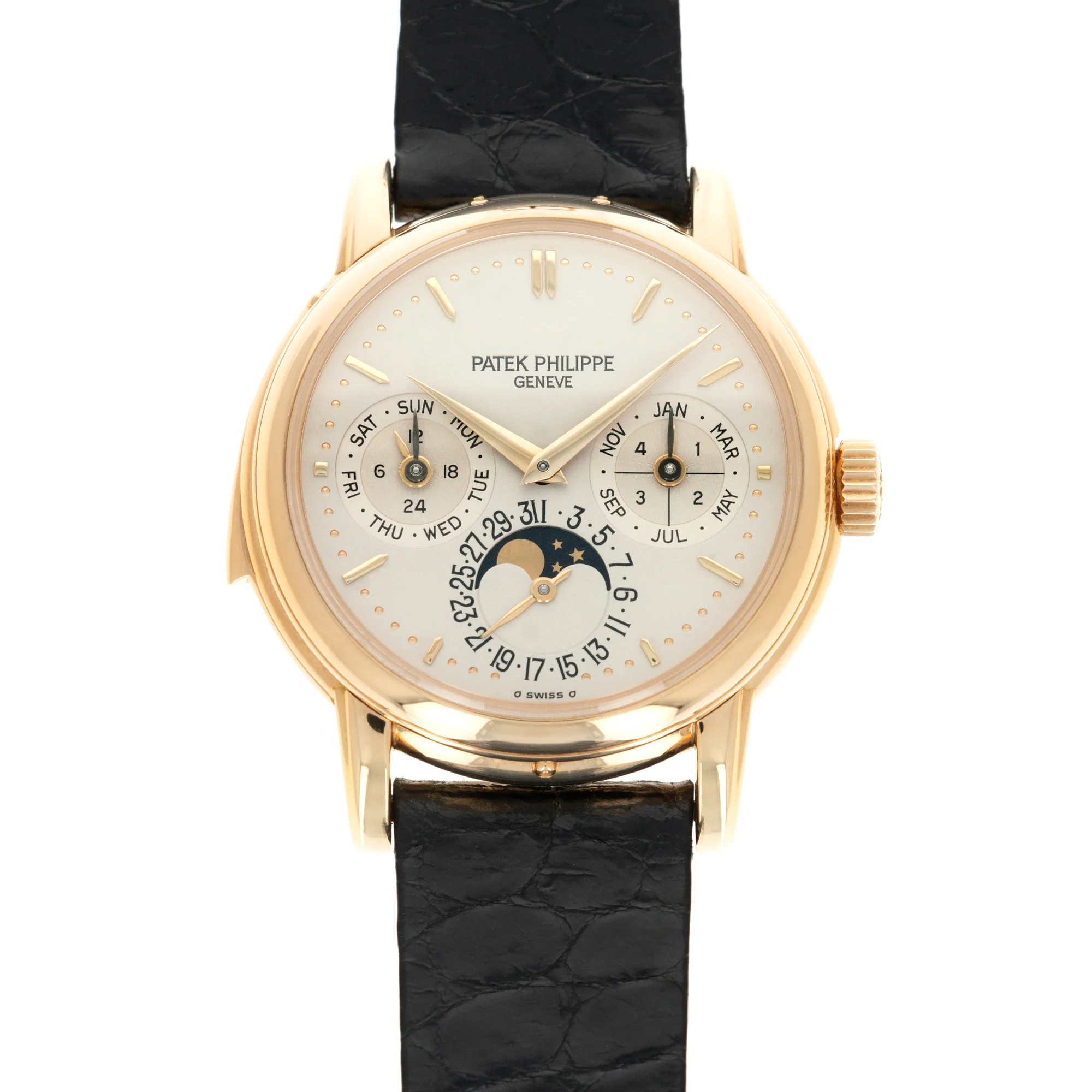 Patek Philippe Yellow Gold Minute Repeater Perpetual Calendar Ref. 3974