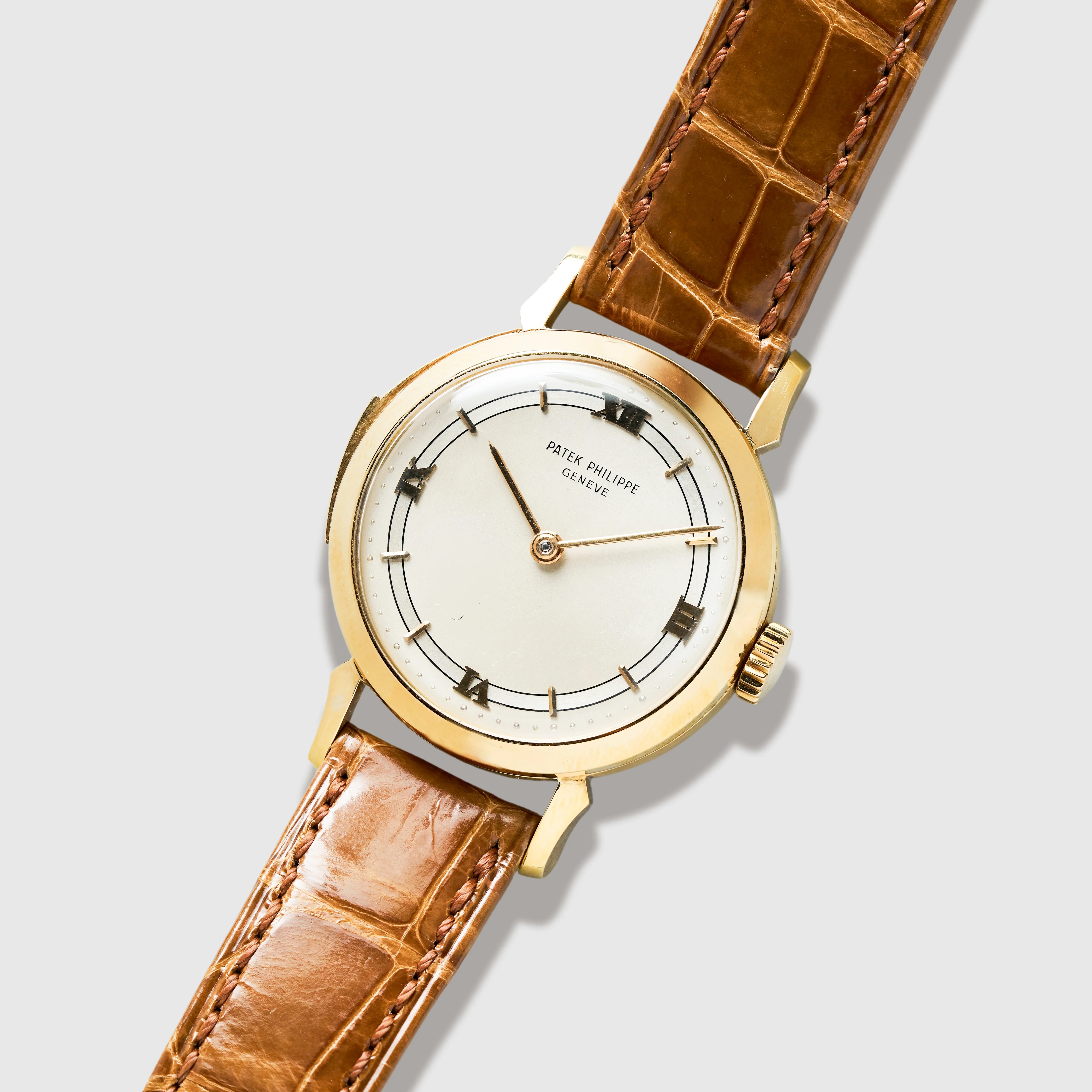 Patek Philippe Yellow Gold Minute Repeater Watch Ref. 2524, Circa 1953