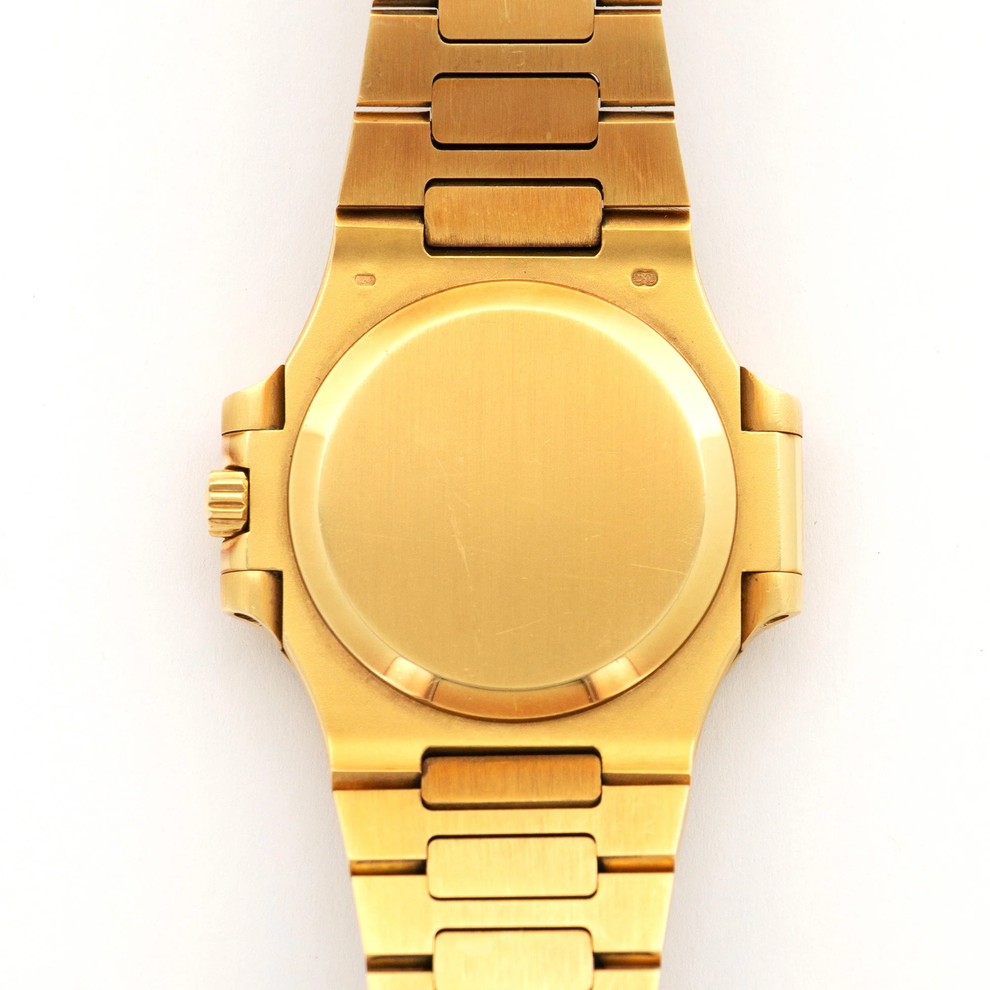 Patek Philippe Yellow Gold Nautilus Diamond Watch Ref. 3800 - Image 4