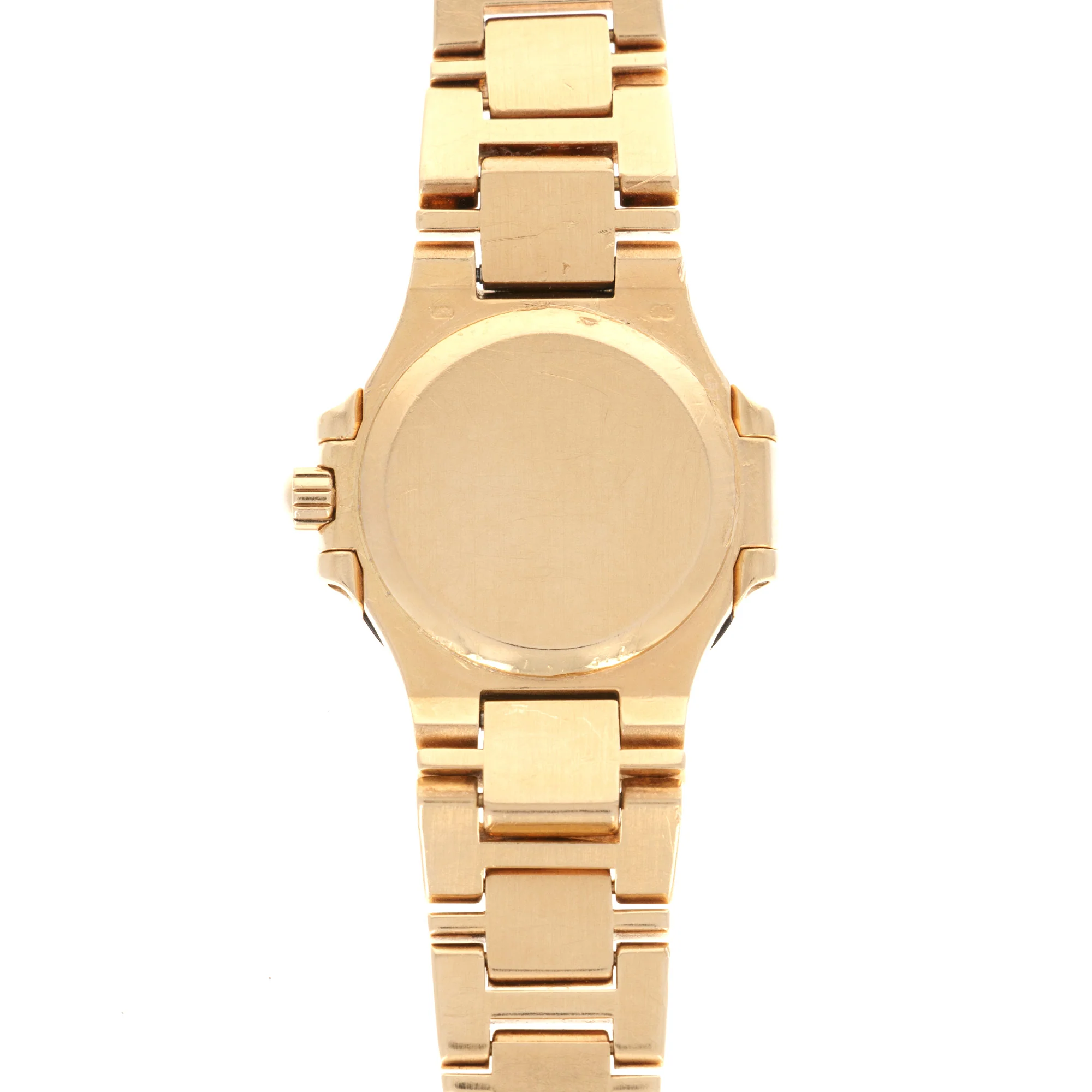 Patek Philippe Yellow Gold Nautilus Diamond Watch with Original Box and Papers - Image 4