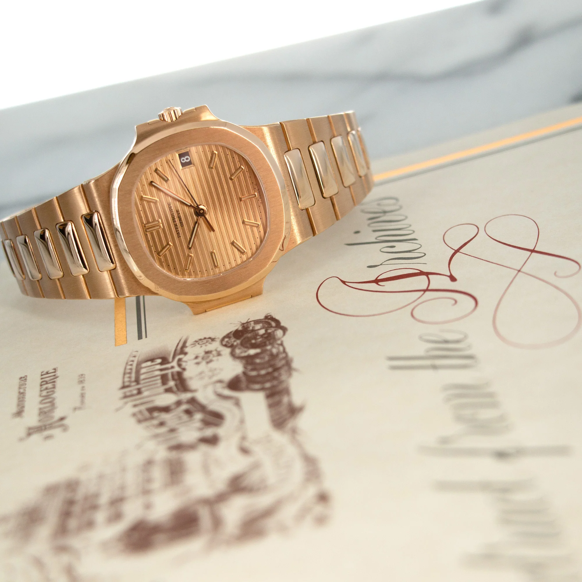 Patek Philippe Yellow Gold Nautilus Watch Ref. 3800 - Image 6