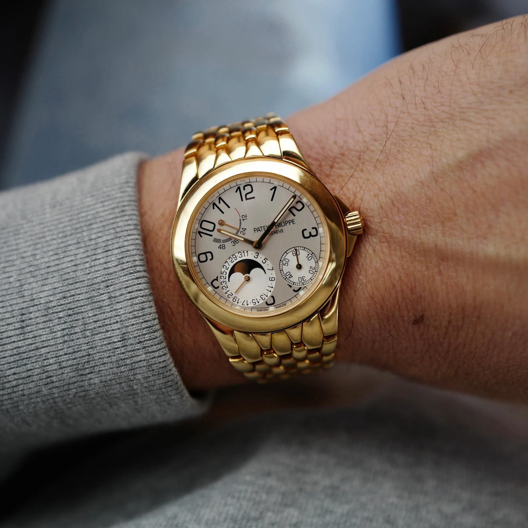 Patek Philippe Yellow Gold Neptune Moonphase Power Reserve Ref. 5085 - Image 3