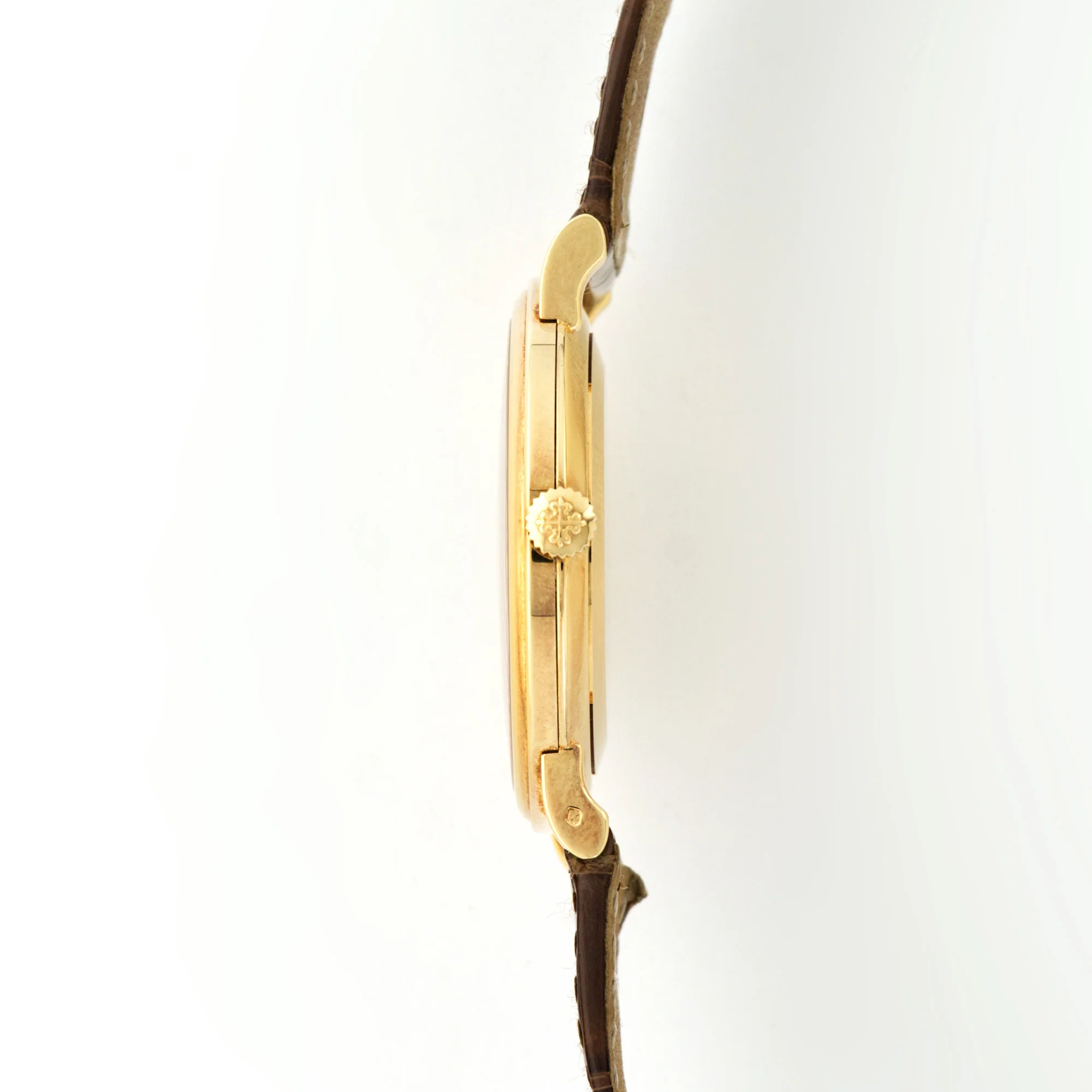 Patek Philippe Yellow Gold Officers Grey Roman Dial Ref. 5022 - Image 3