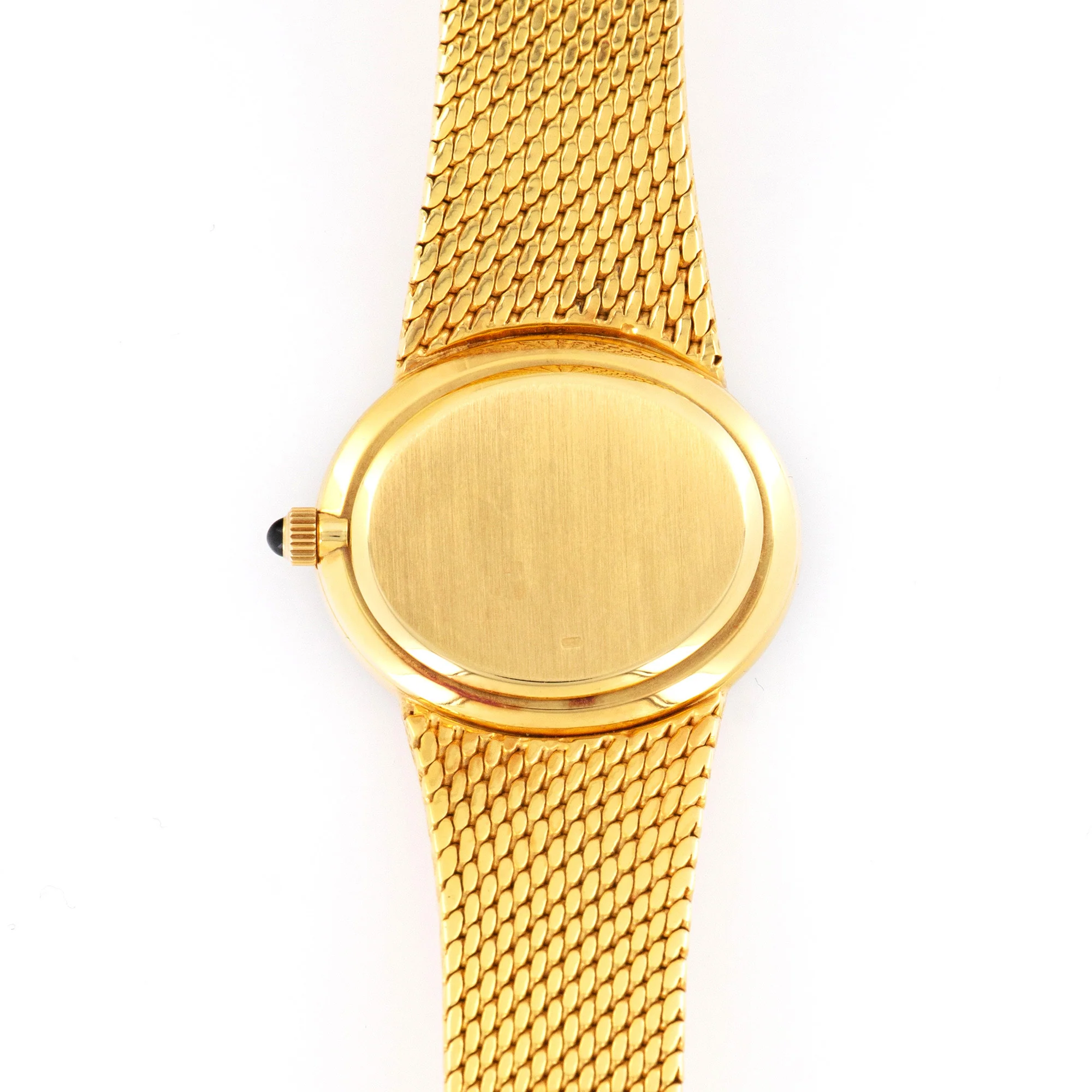Patek Philippe Yellow Gold Onyx Diamond Watch - Image 4