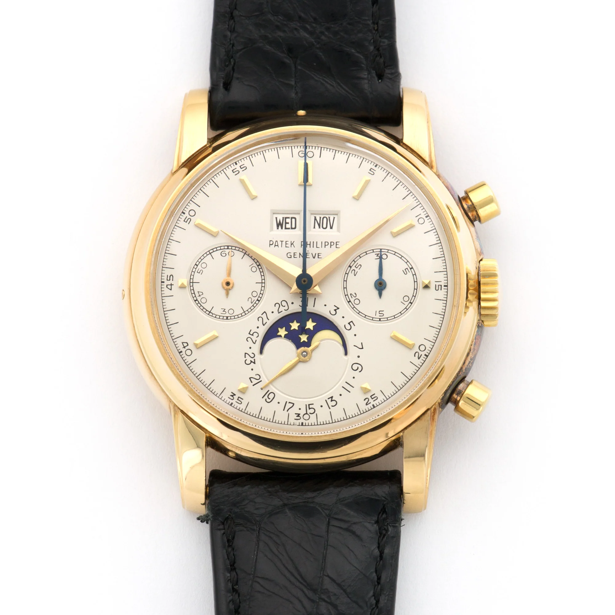 Patek Philippe Yellow Gold Perpetual Calendar Chronograph Watch Ref. 2499