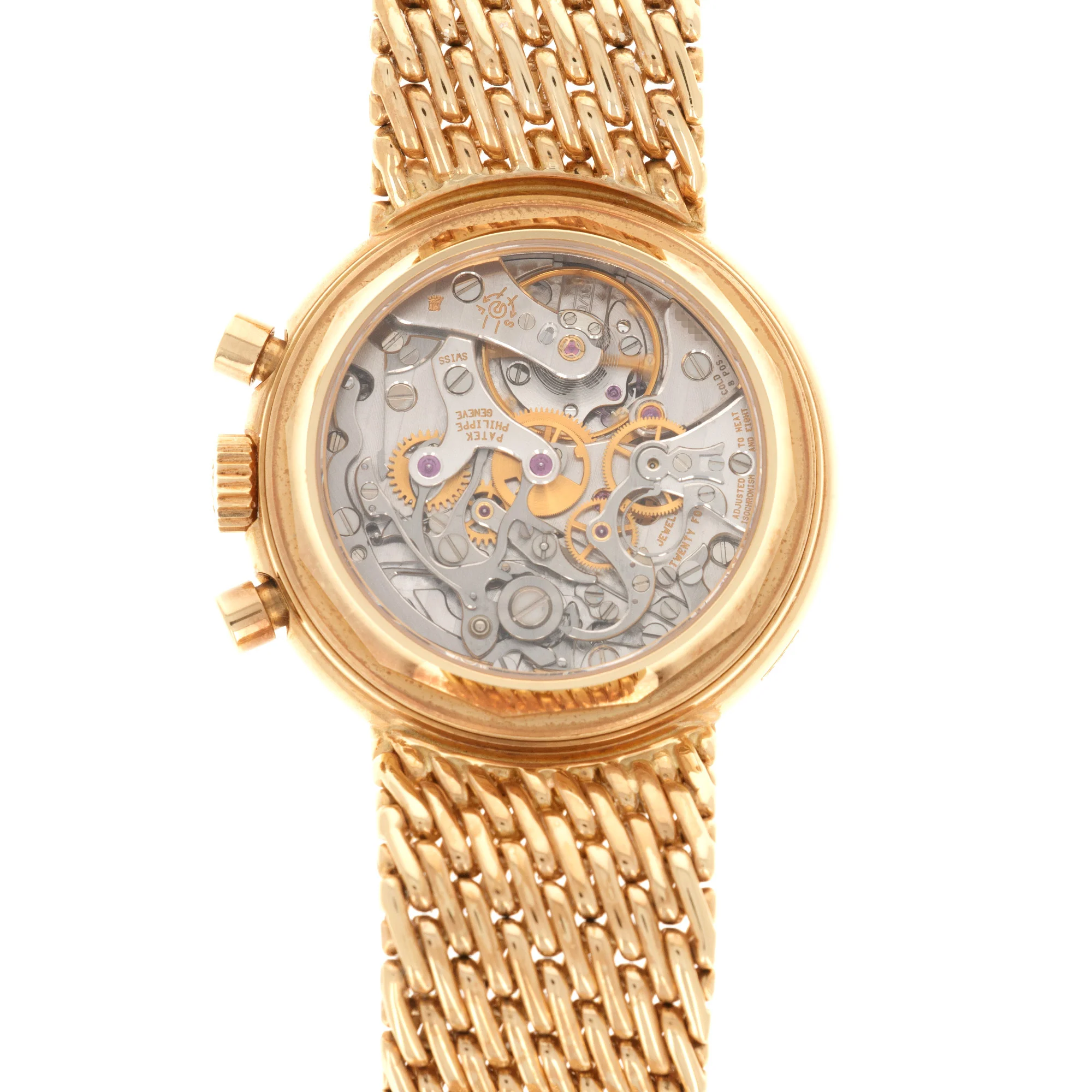 Patek Philippe Yellow Gold Perpetual Calendar Chronograph Watch Ref. 3970 - Image 7