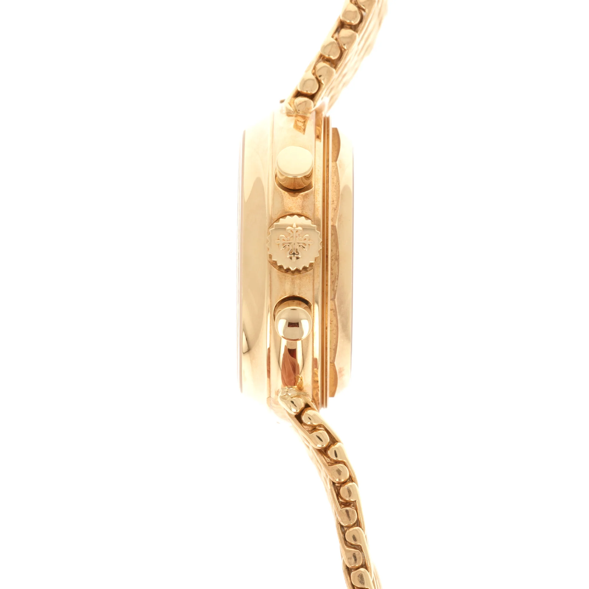 Patek Philippe Yellow Gold Perpetual Calendar Chronograph Watch Ref. 3970 - Image 8