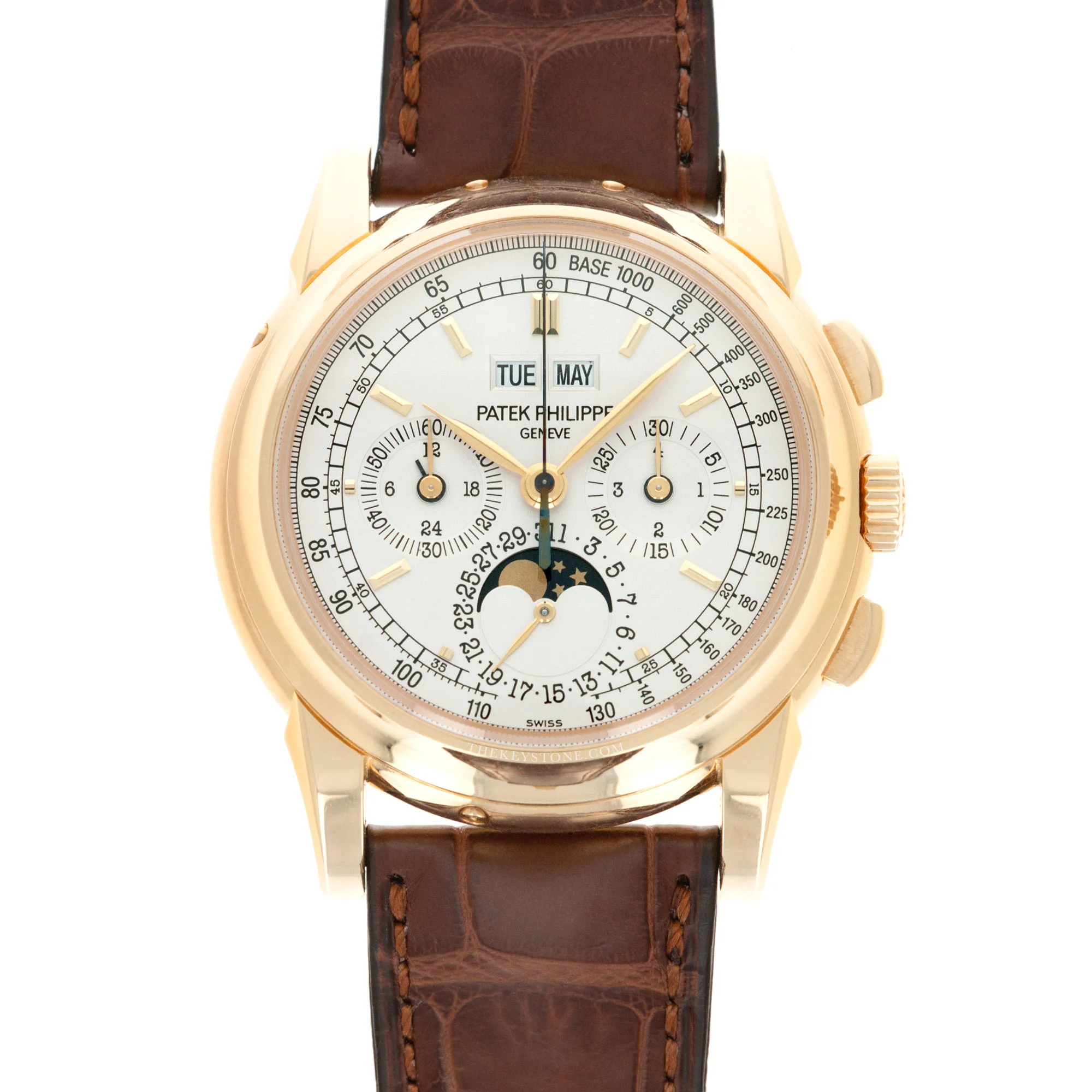 Patek Philippe Yellow Gold Perpetual Calendar Chronograph Watch Ref. 5970