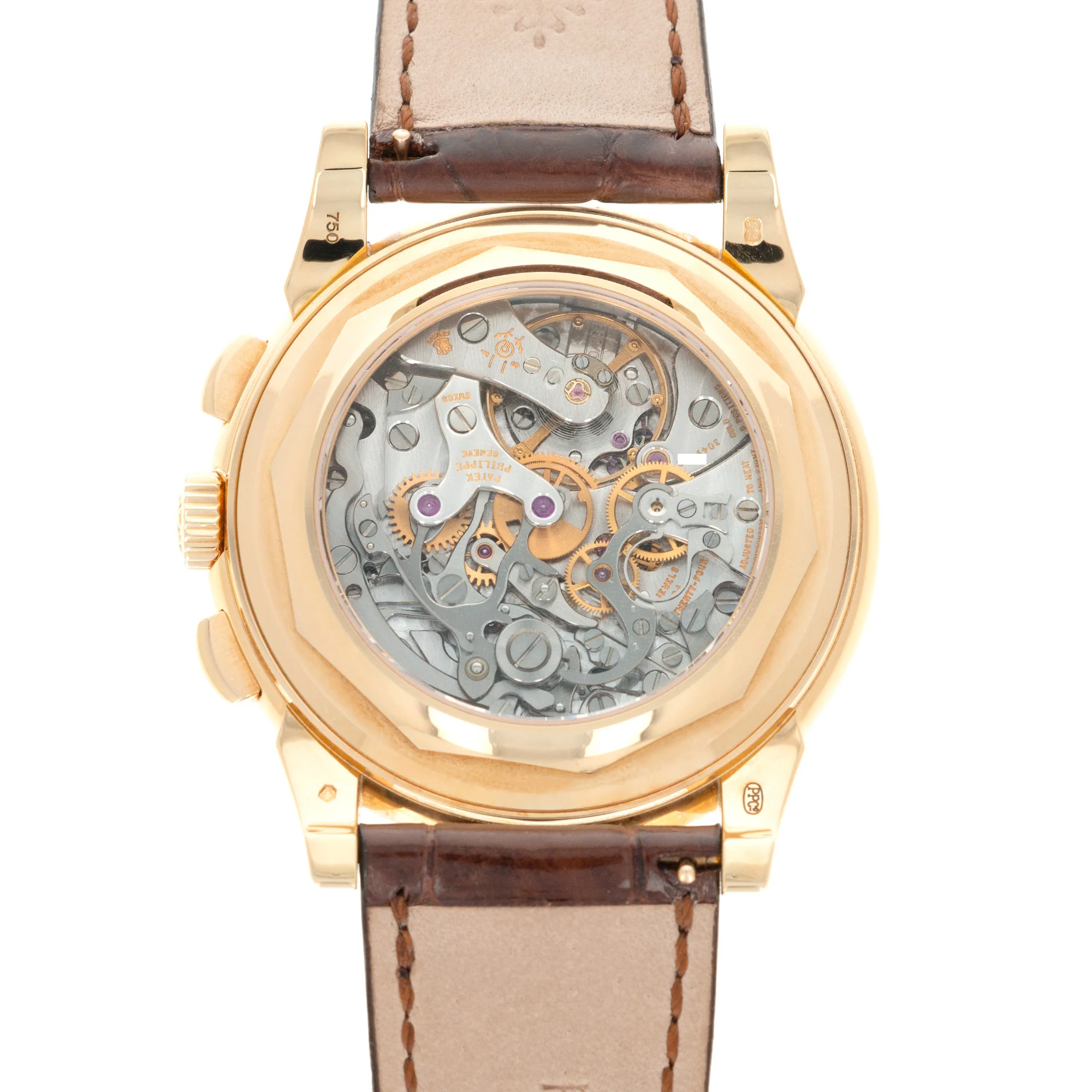 Patek Philippe Yellow Gold Perpetual Calendar Chronograph Watch Ref. 5970 - Image 7