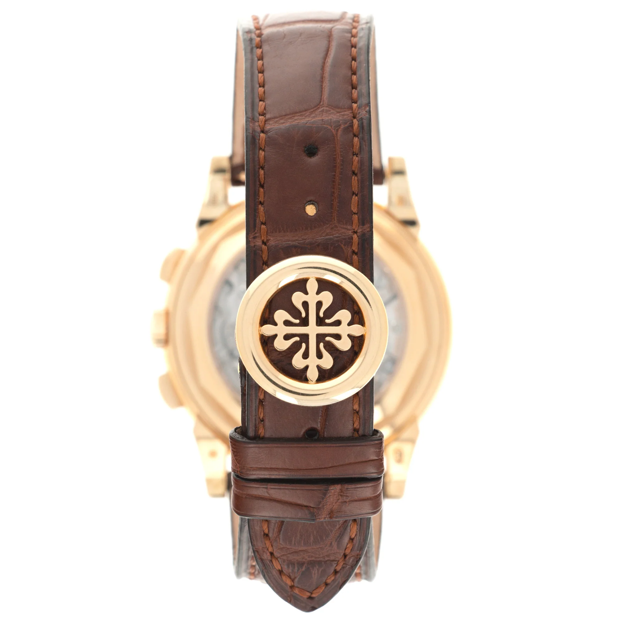 Patek Philippe Yellow Gold Perpetual Calendar Chronograph Watch Ref. 5970 - Image 8