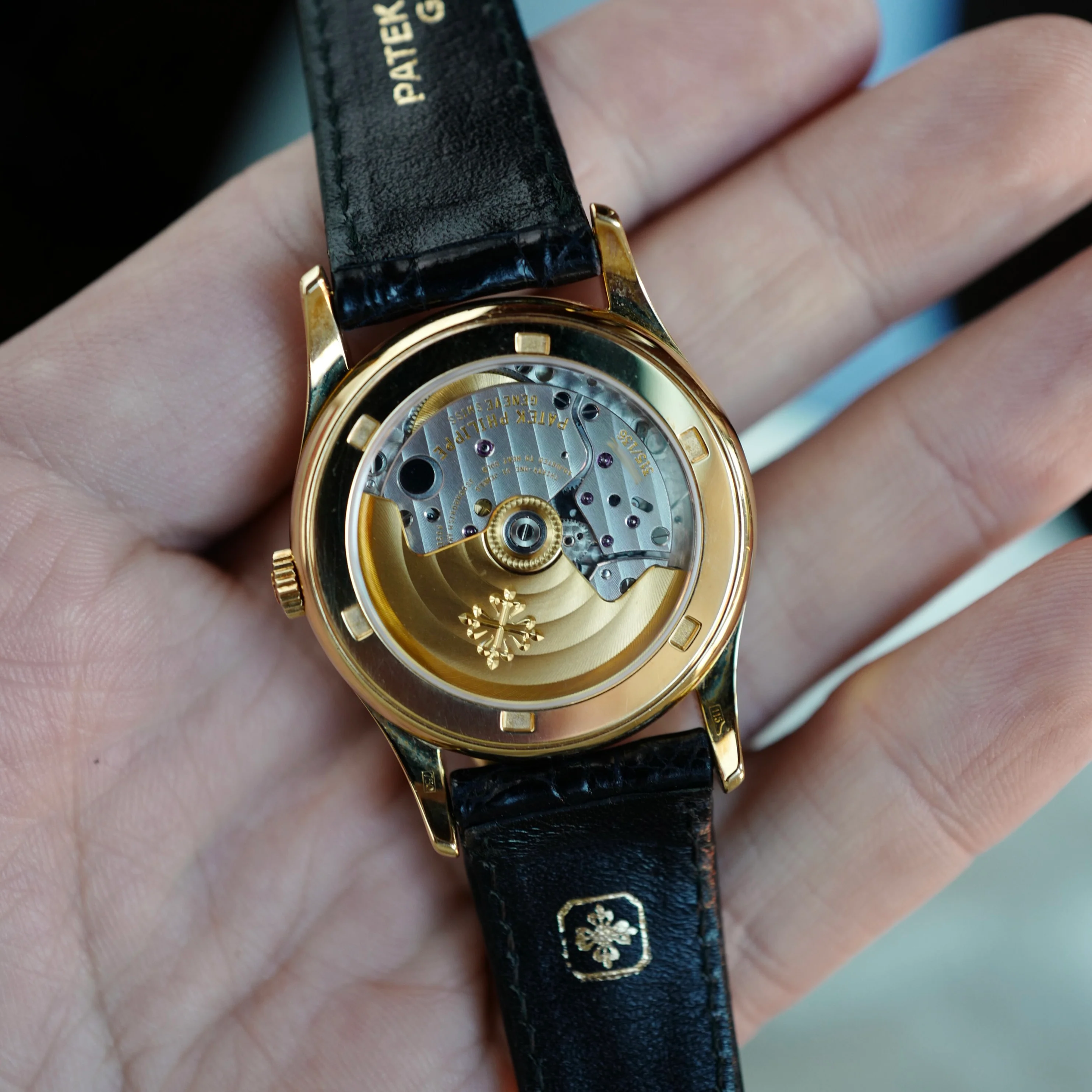Patek Philippe Yellow Gold Perpetual Calendar Retrograde Watch Ref. 5050 - Image 4