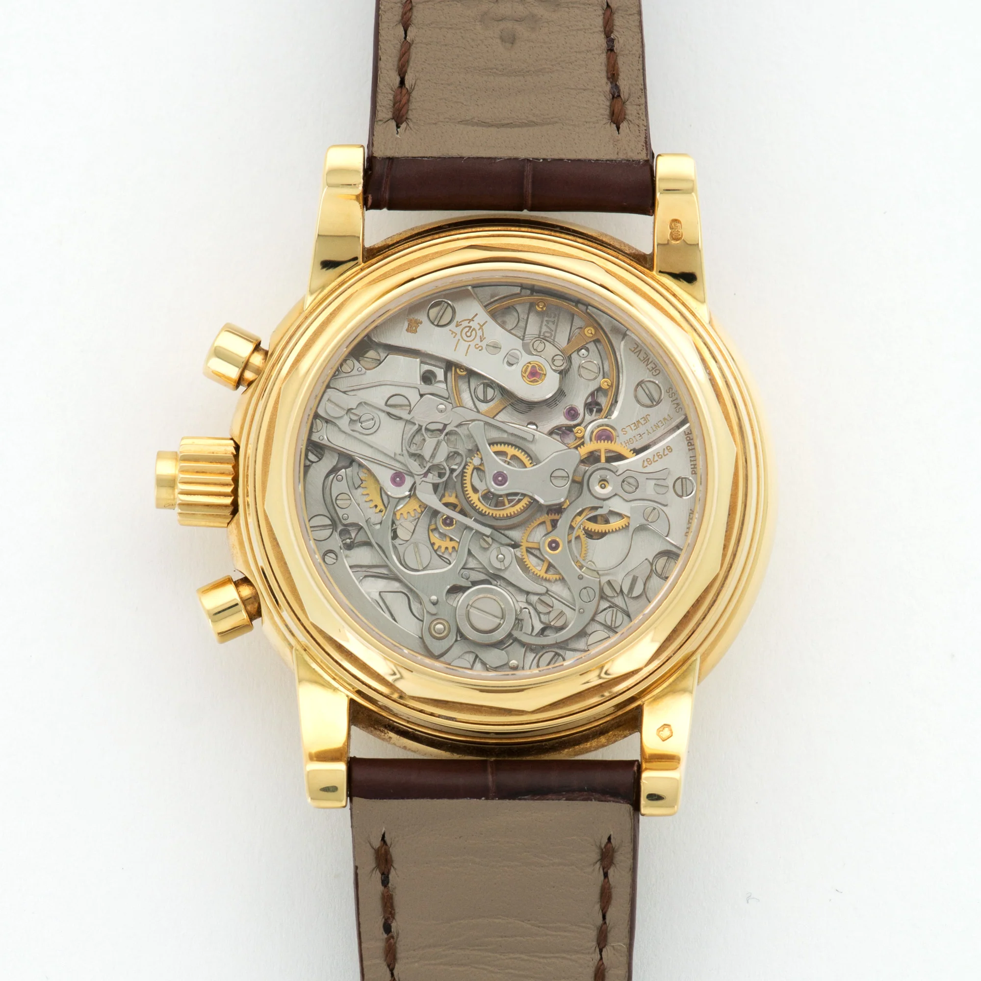 Patek Philippe Yellow Gold Perpetual Calendar Split Seconds Watch Ref. 5004J - Image 4