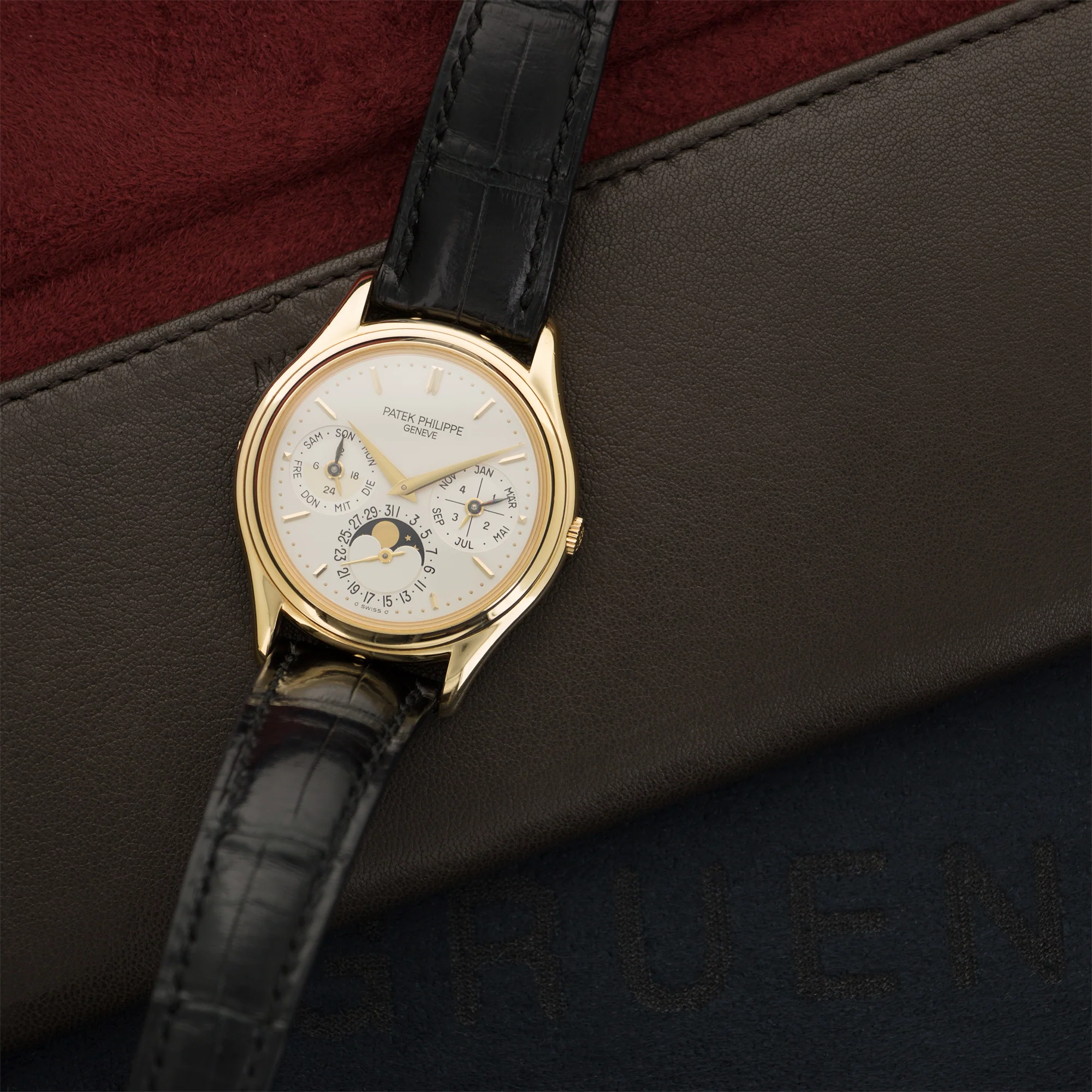 Patek Philippe Yellow Gold Perpetual Calendar Watch Ref. 3940J - Image 2