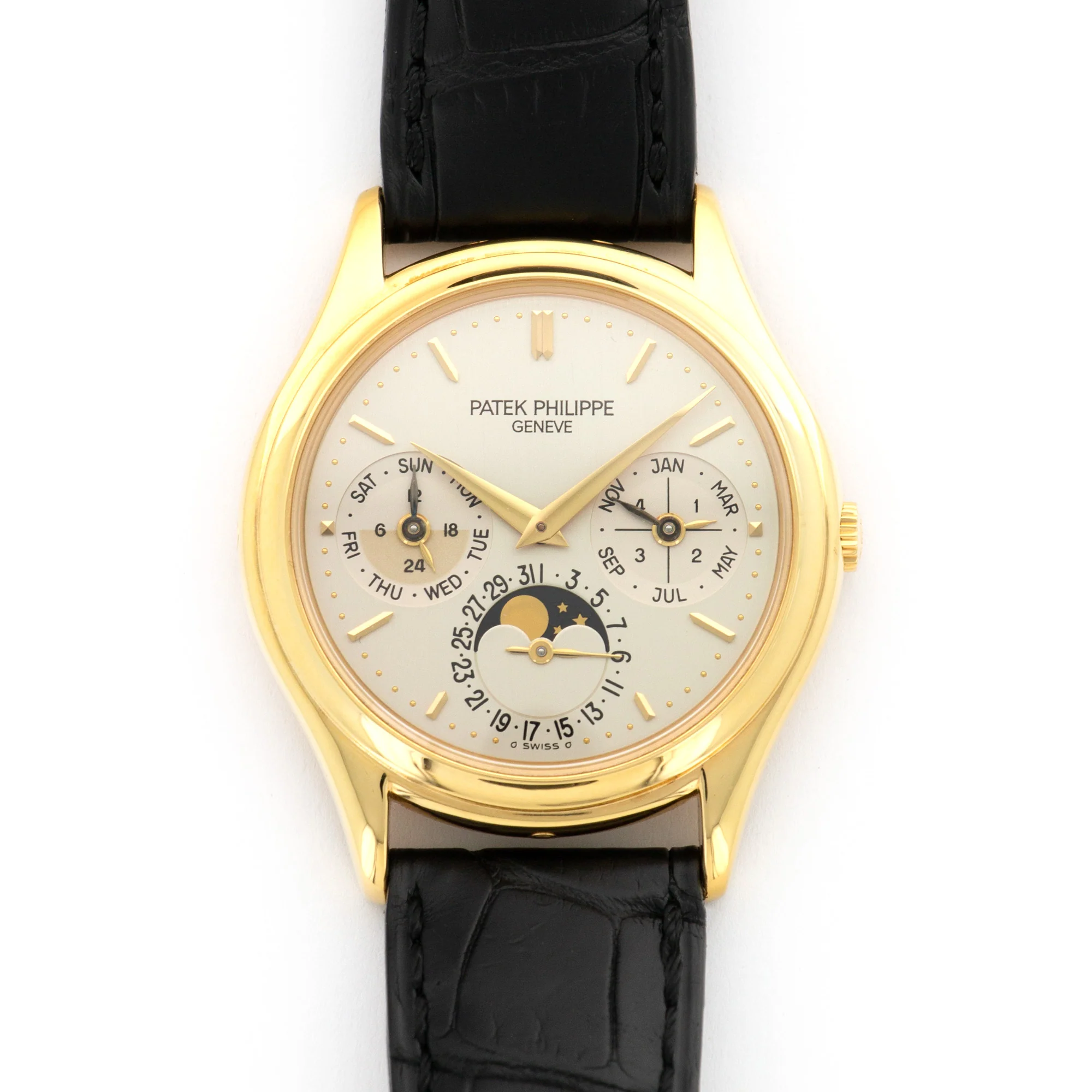 Patek Philippe Yellow Gold Perpetual Calendar Watch Ref. 3940