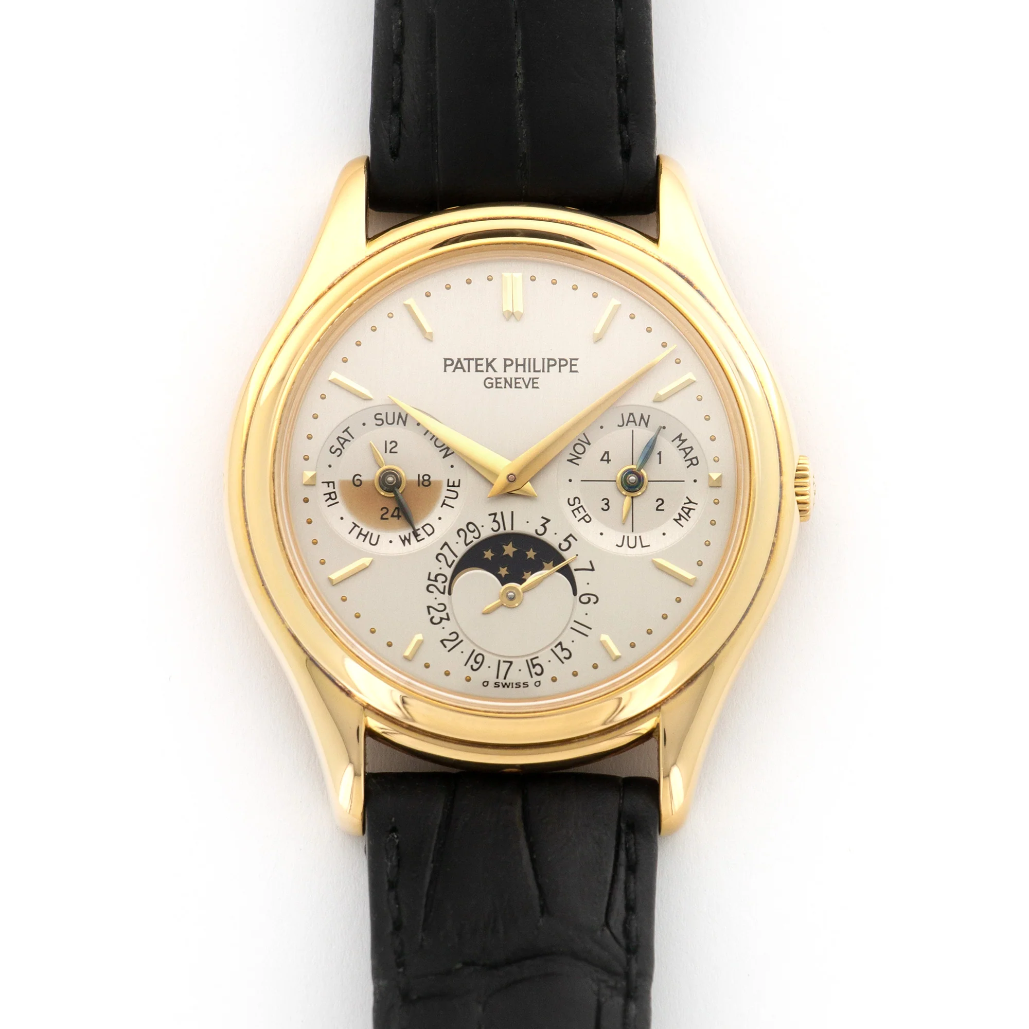 Patek Philippe Yellow Gold Perpetual Calendar Watch Ref. 3940
