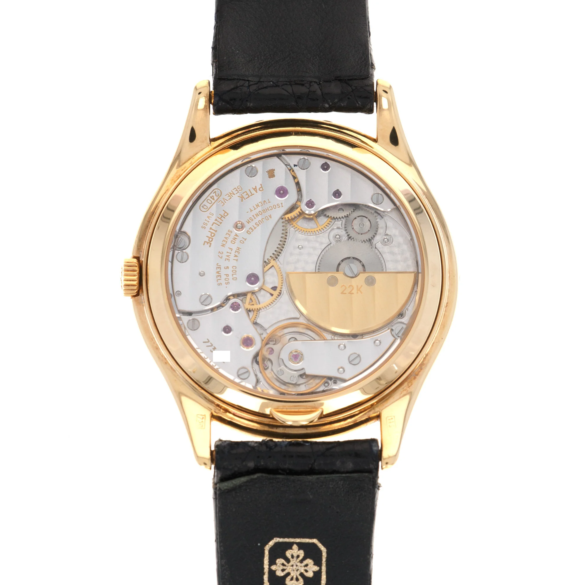 Patek Philippe Yellow Gold Perpetual Calendar Watch Ref. 3940 - Image 4