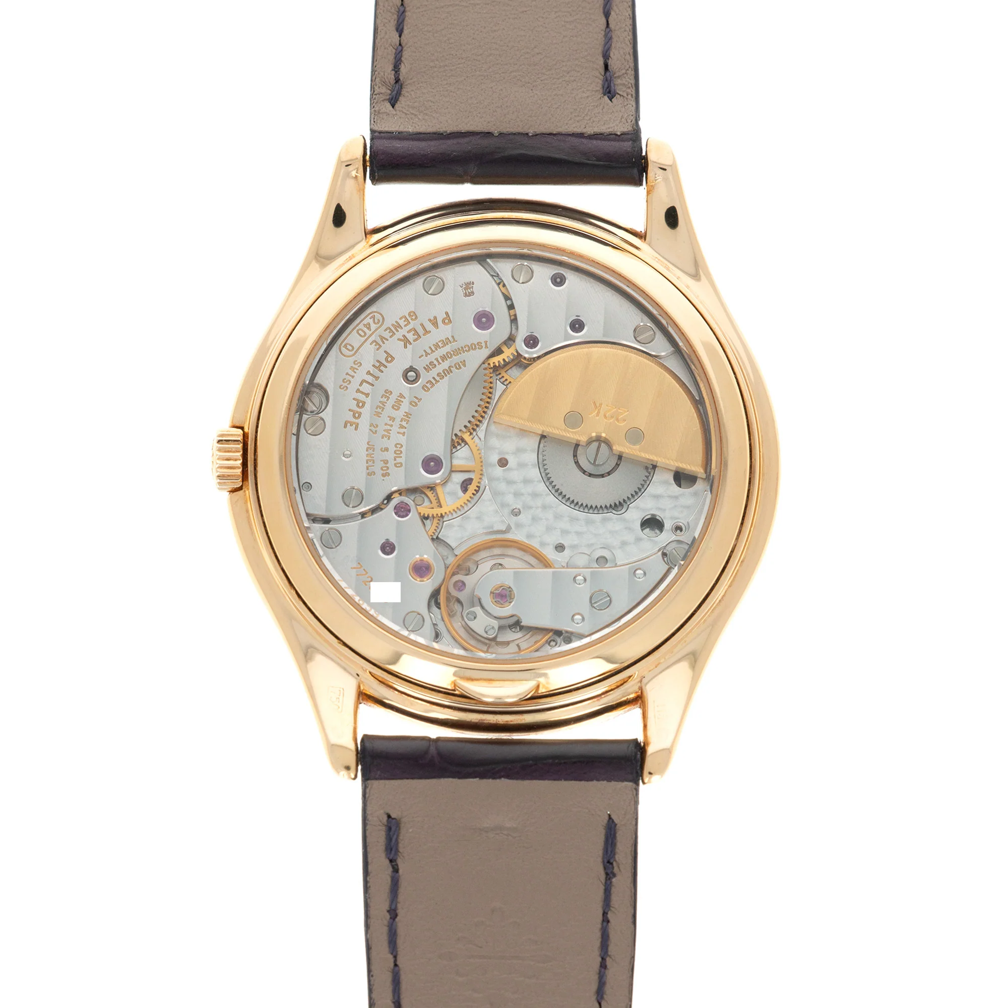 Patek Philippe Yellow Gold Perpetual Calendar Watch Ref. 3940 - Image 7