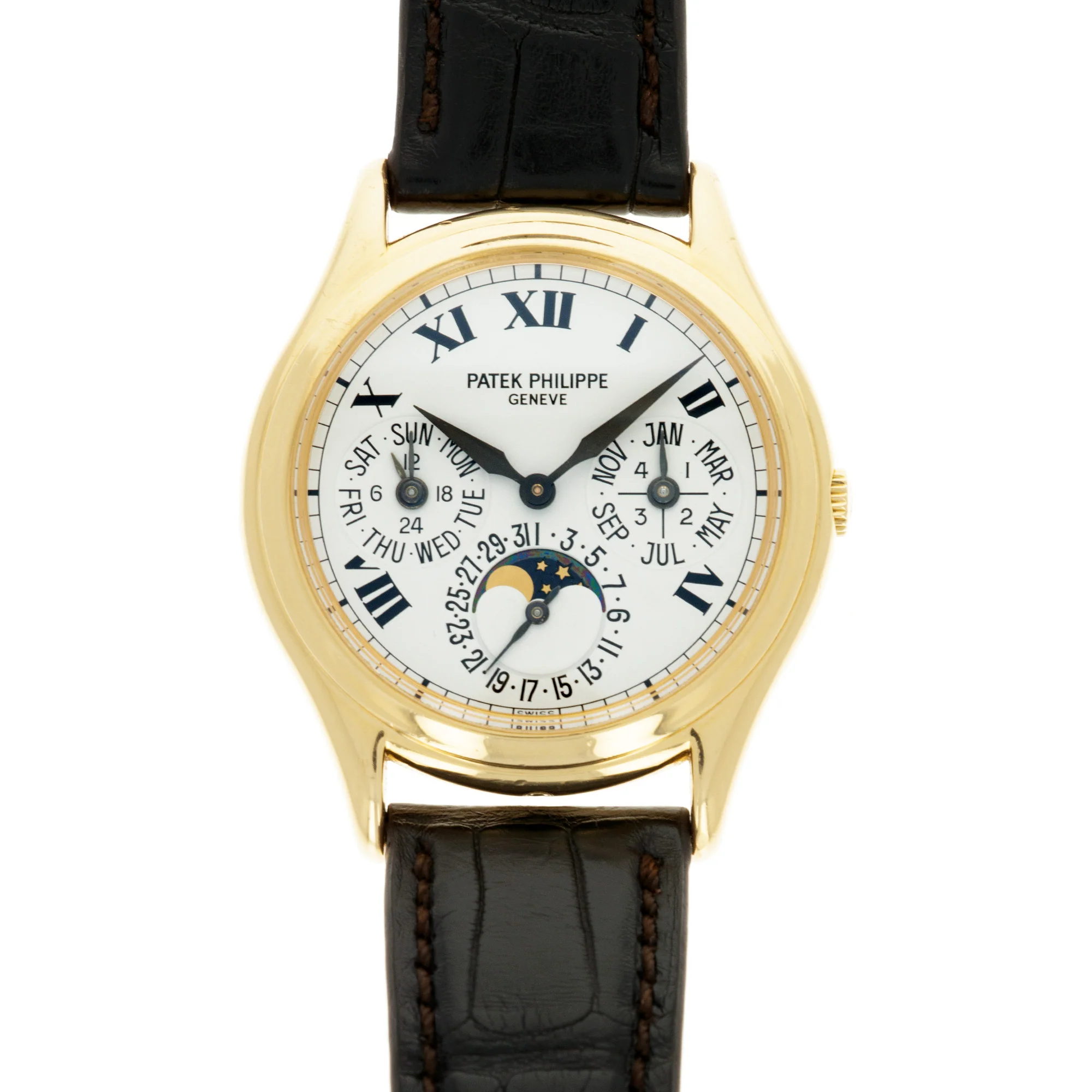 Patek Philippe Yellow Gold Perpetual Calendar Watch Ref. 3940