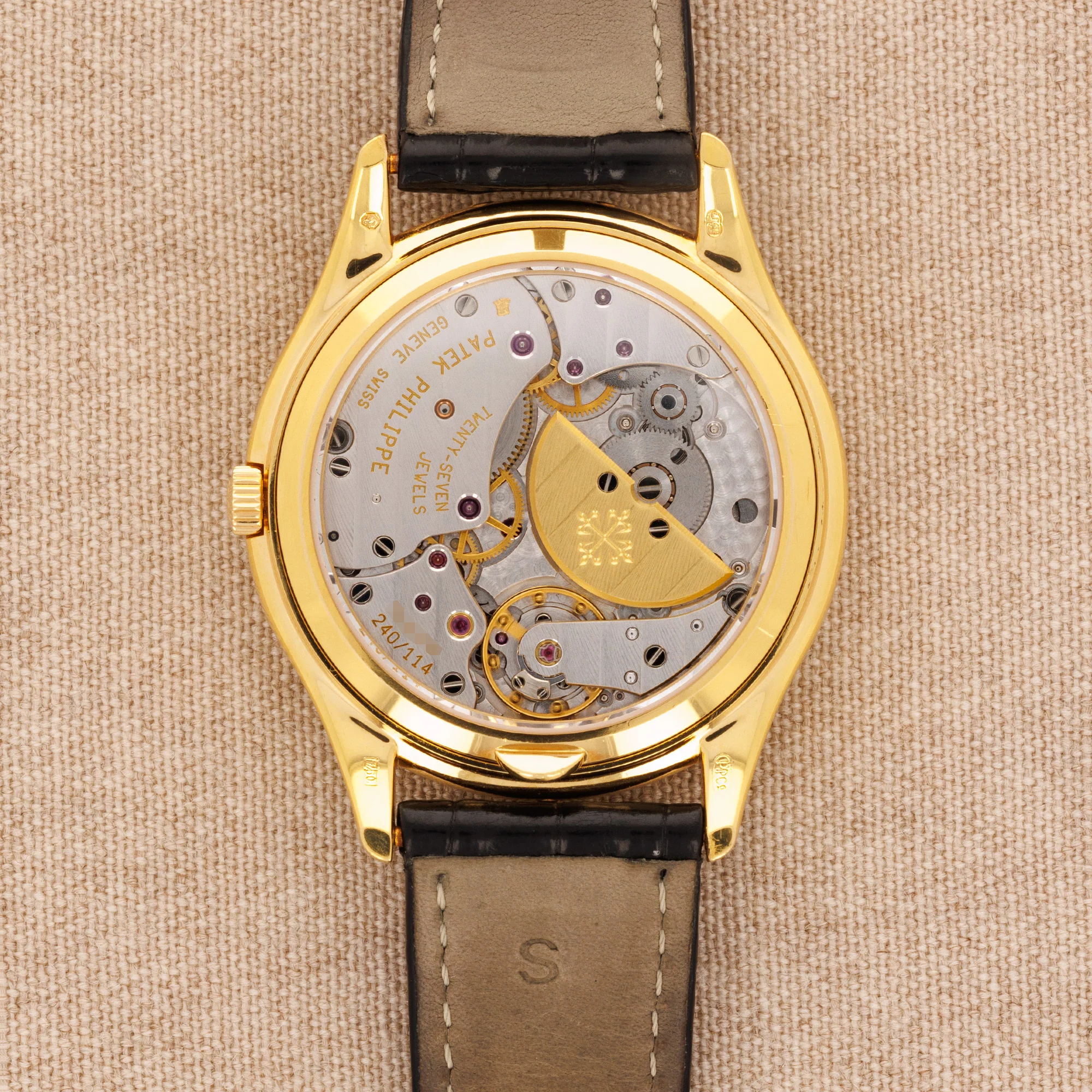 Patek Philippe Yellow Gold Perpetual Calendar Watch Ref. 3940 - Image 3