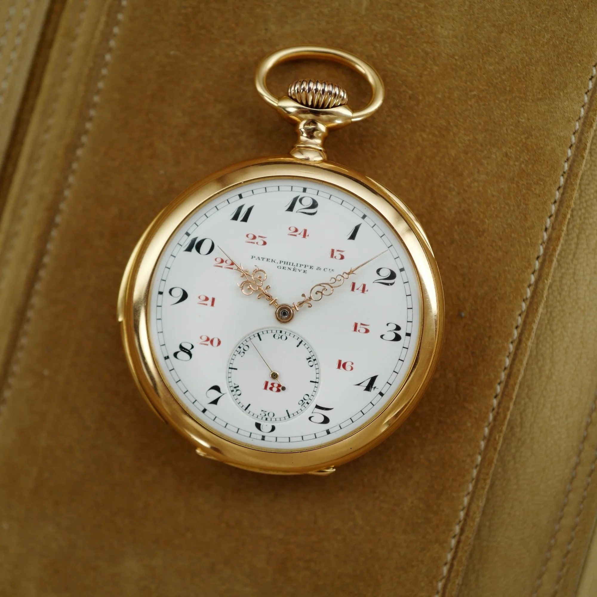 Patek Philippe Yellow Gold Pocket Watch Minute Repeater, Circa 1905 - Image 2