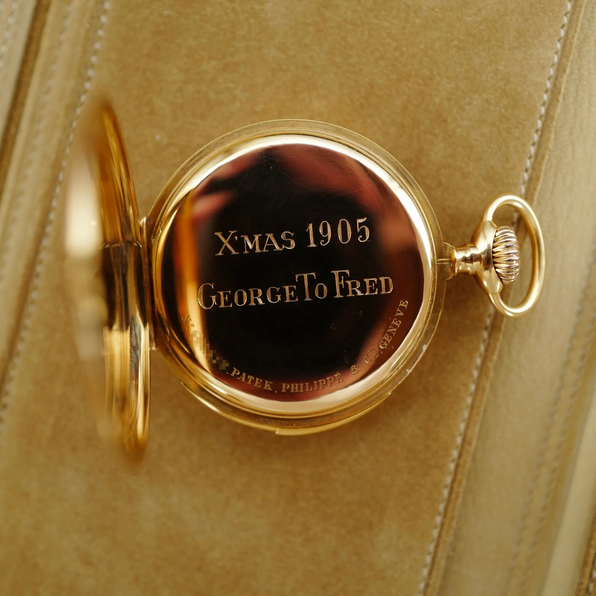 Patek Philippe Yellow Gold Pocket Watch Minute Repeater, Circa 1905 - Image 4