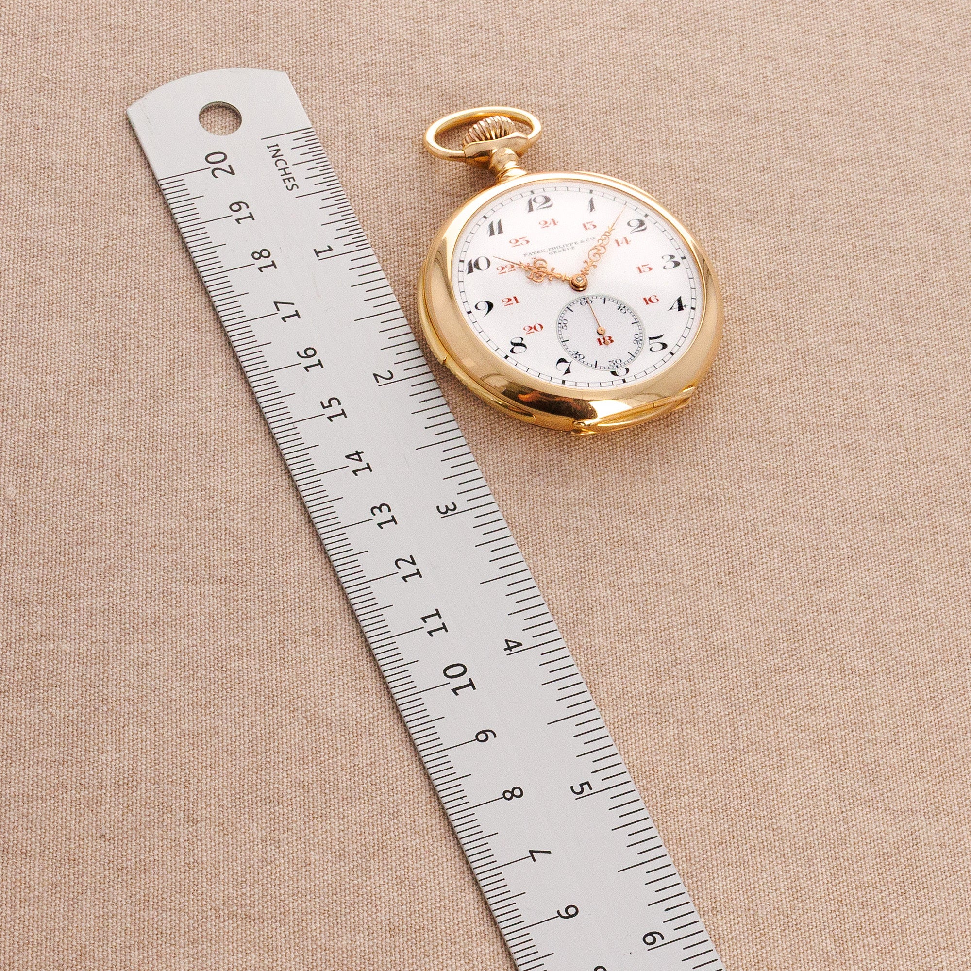 Patek Philippe Yellow Gold Pocket Watch Minute Repeater, Circa 1905 - Image 9