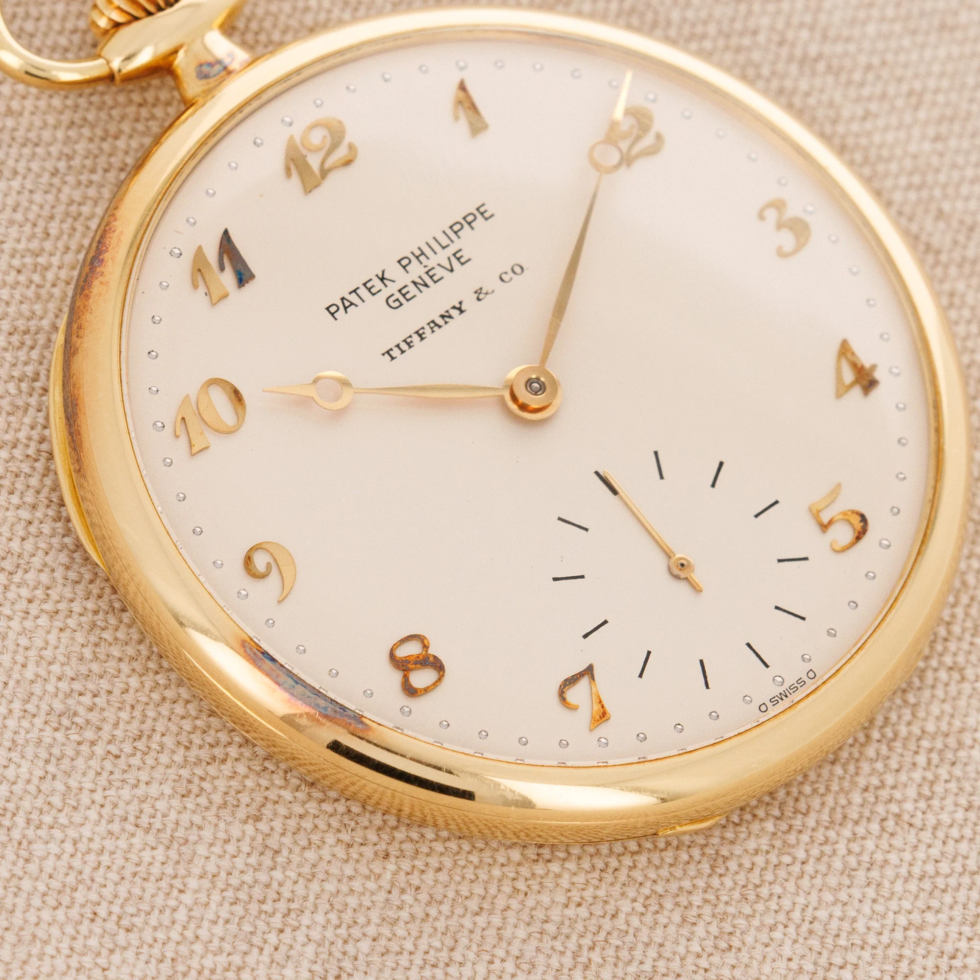 Patek Philippe Yellow Gold Pocket Watch Ref. 652 with Breguet Numerals Retailed by Tiffany & Co. - Image 5