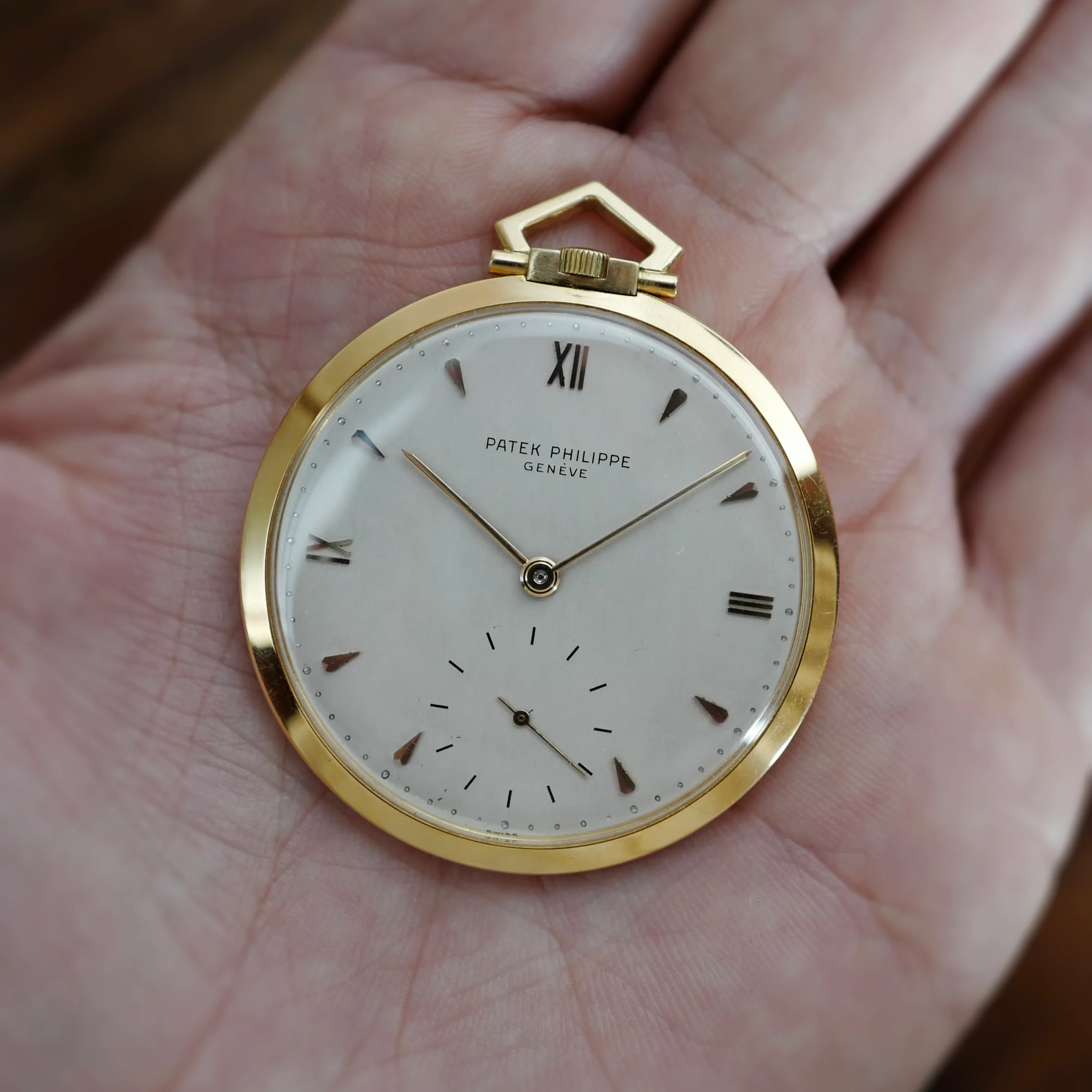 Patek Philippe Yellow Gold Pocket Watch Ref. 763 - Image 3