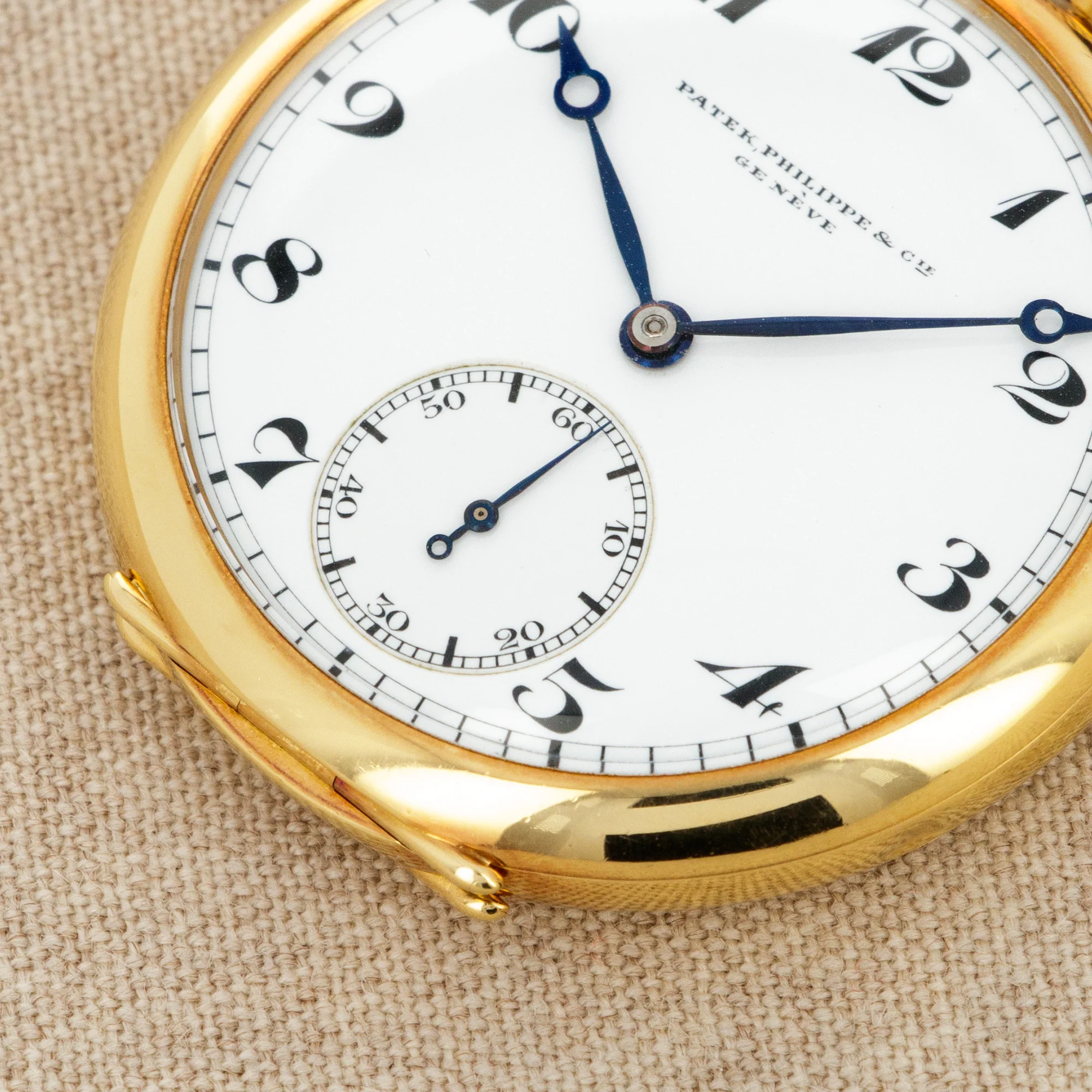 Patek Philippe Yellow Gold Pocket Watch with Original Paperwork - Image 4
