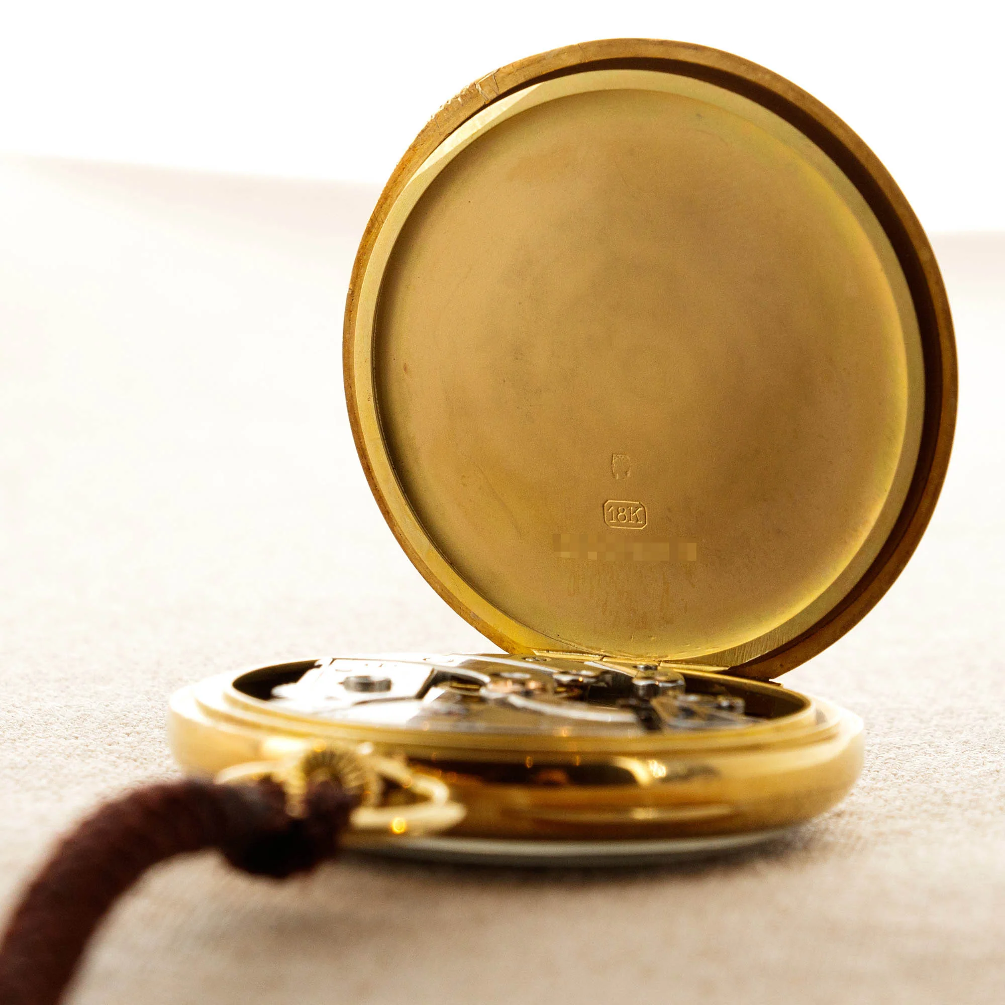 Patek Philippe Yellow Gold Pocket Watch with Original Paperwork - Image 7