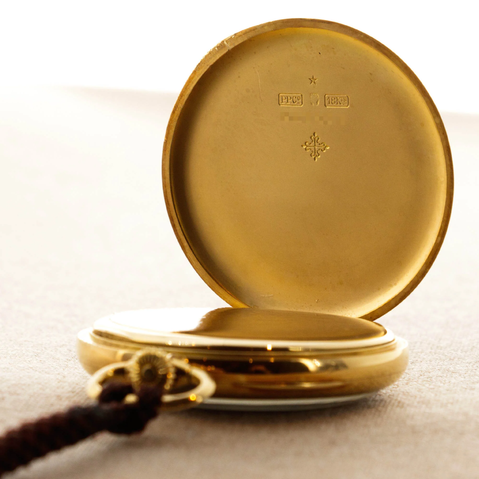 Patek Philippe Yellow Gold Pocket Watch with Original Paperwork - Image 8