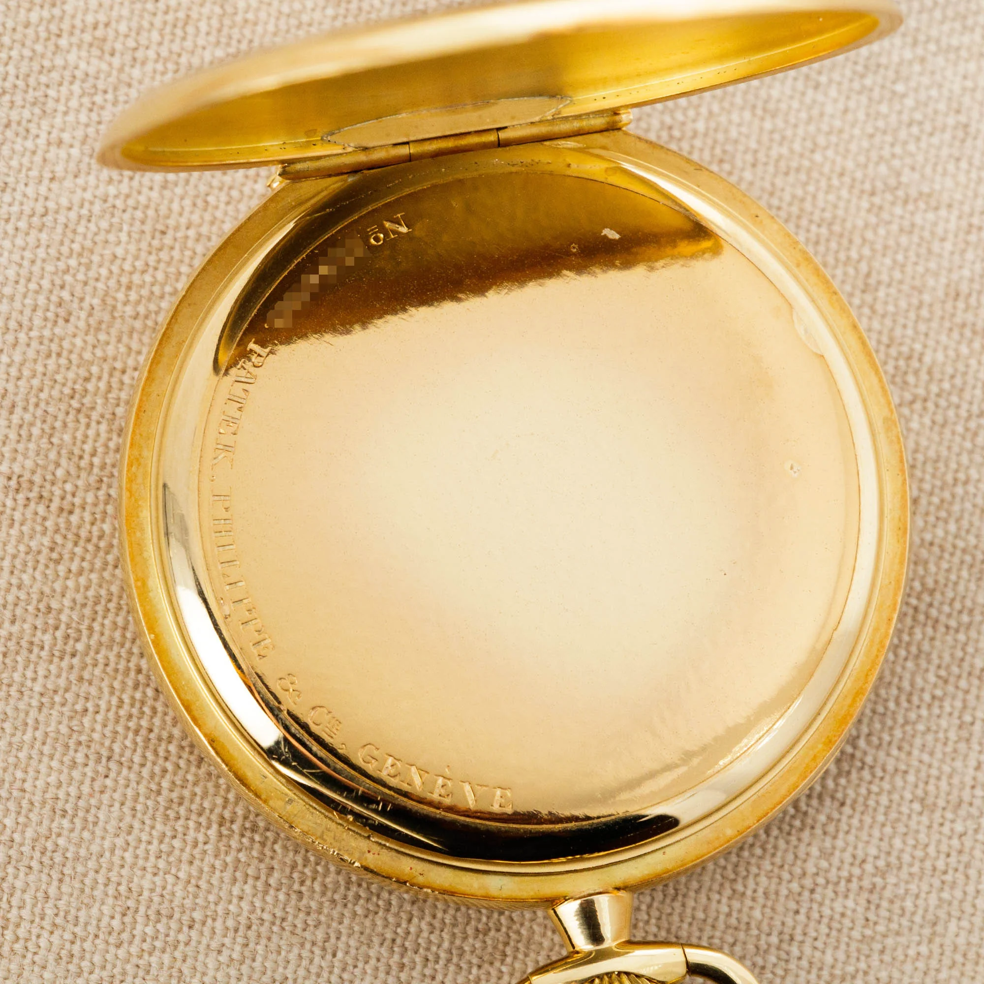 Patek Philippe Yellow Gold Pocket Watch with Original Paperwork - Image 9