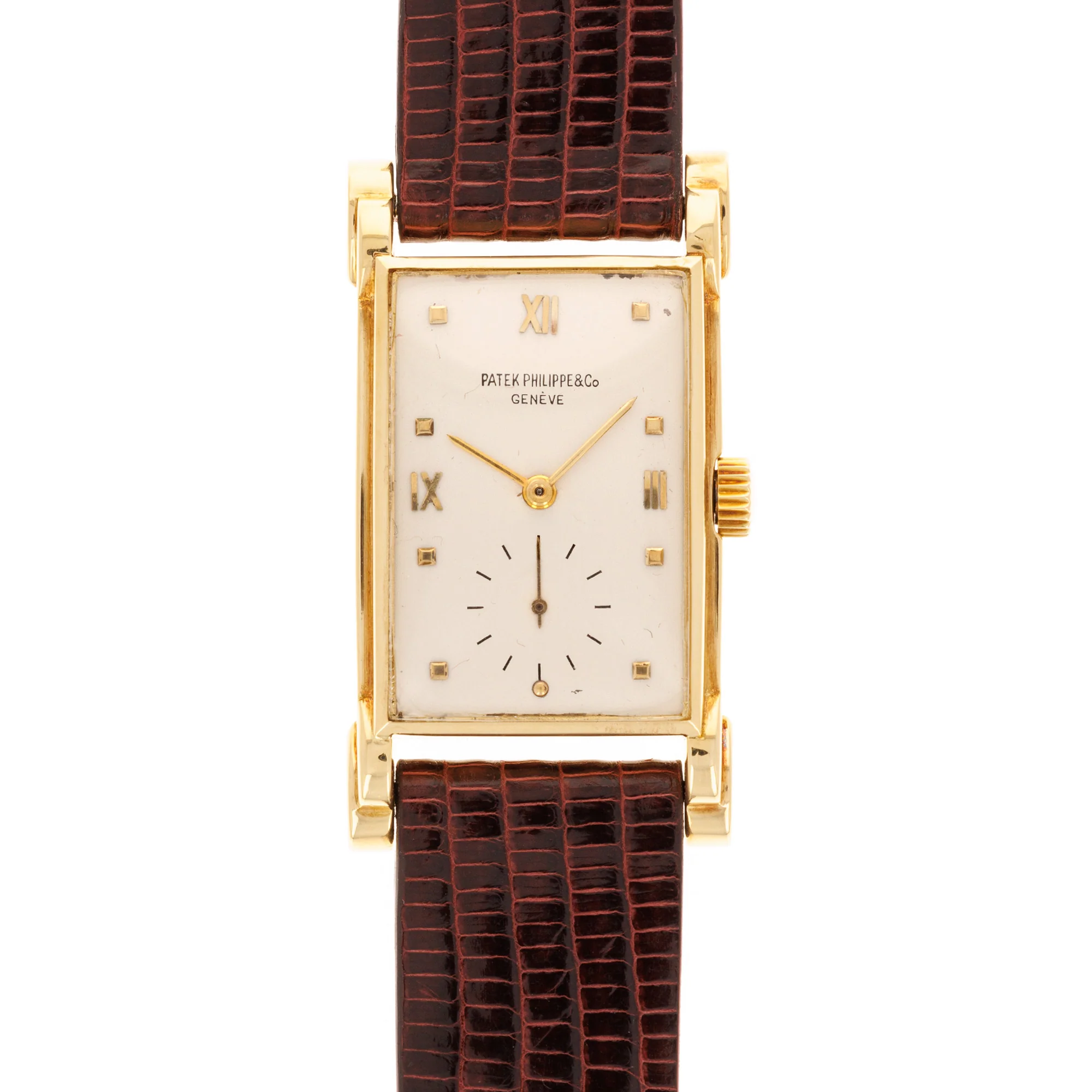 Patek Philippe Yellow Gold Rectangular Watch Ref. 2415