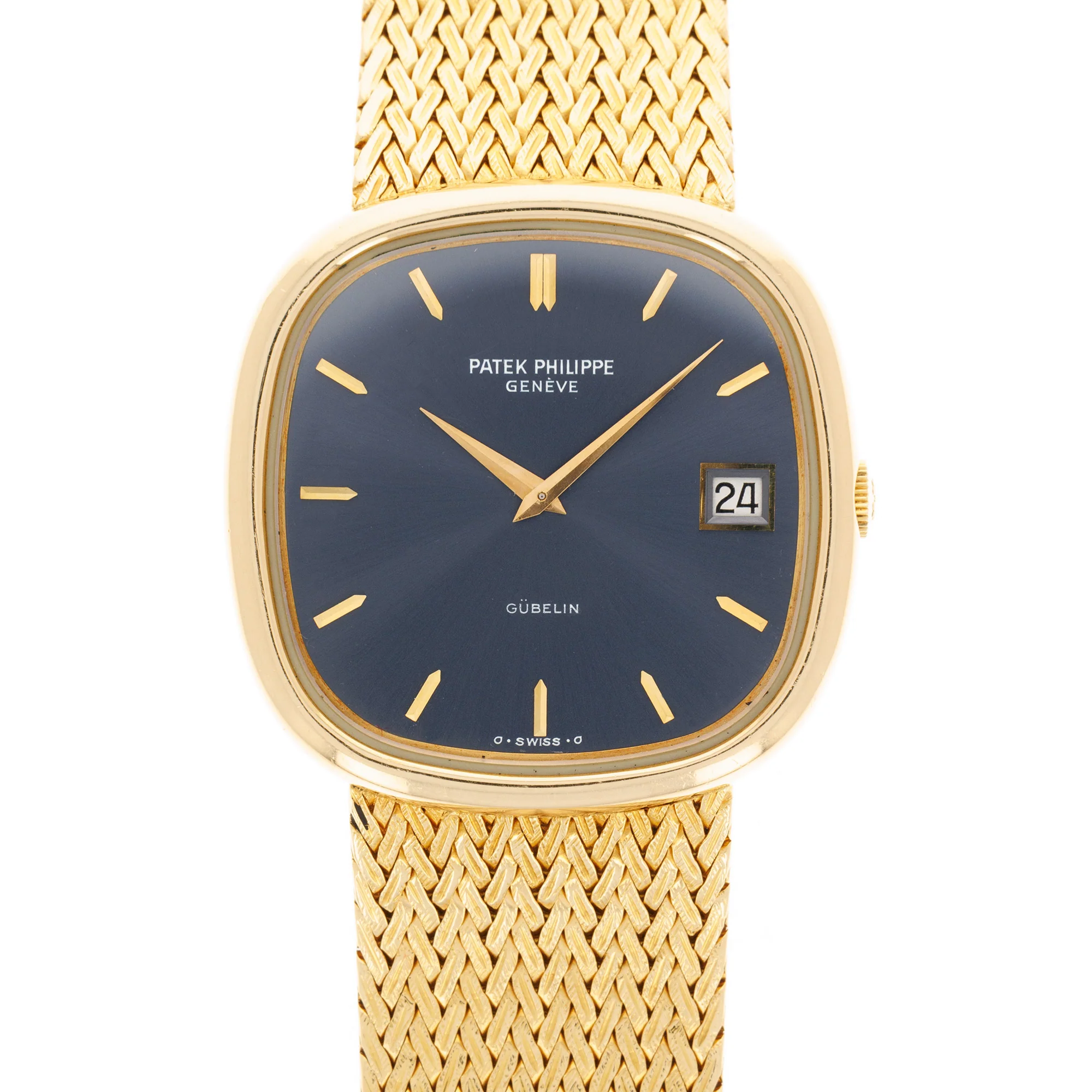 Patek Philippe Yellow Gold Ref. 3604 Retailed by Gubelin