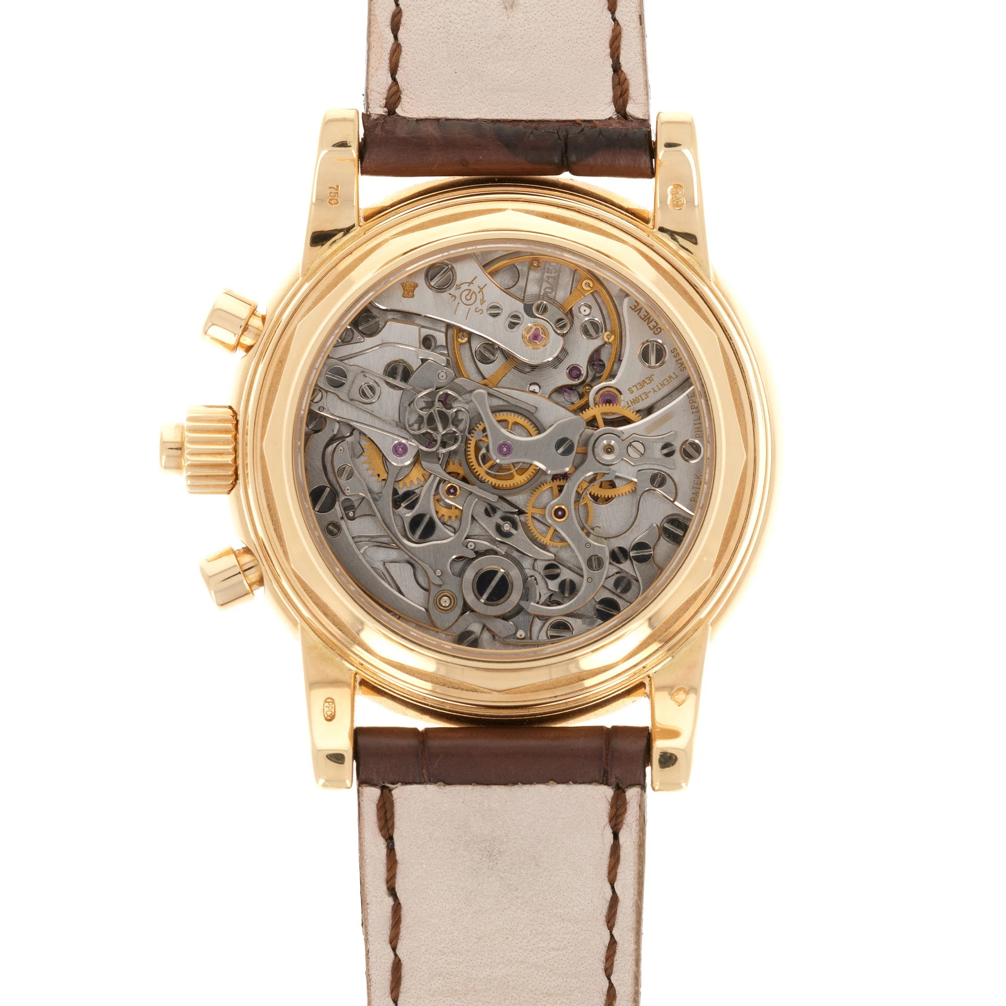 Patek Philippe Yellow Gold Split Seconds Perpetual Watch Ref. 5004 - Image 7