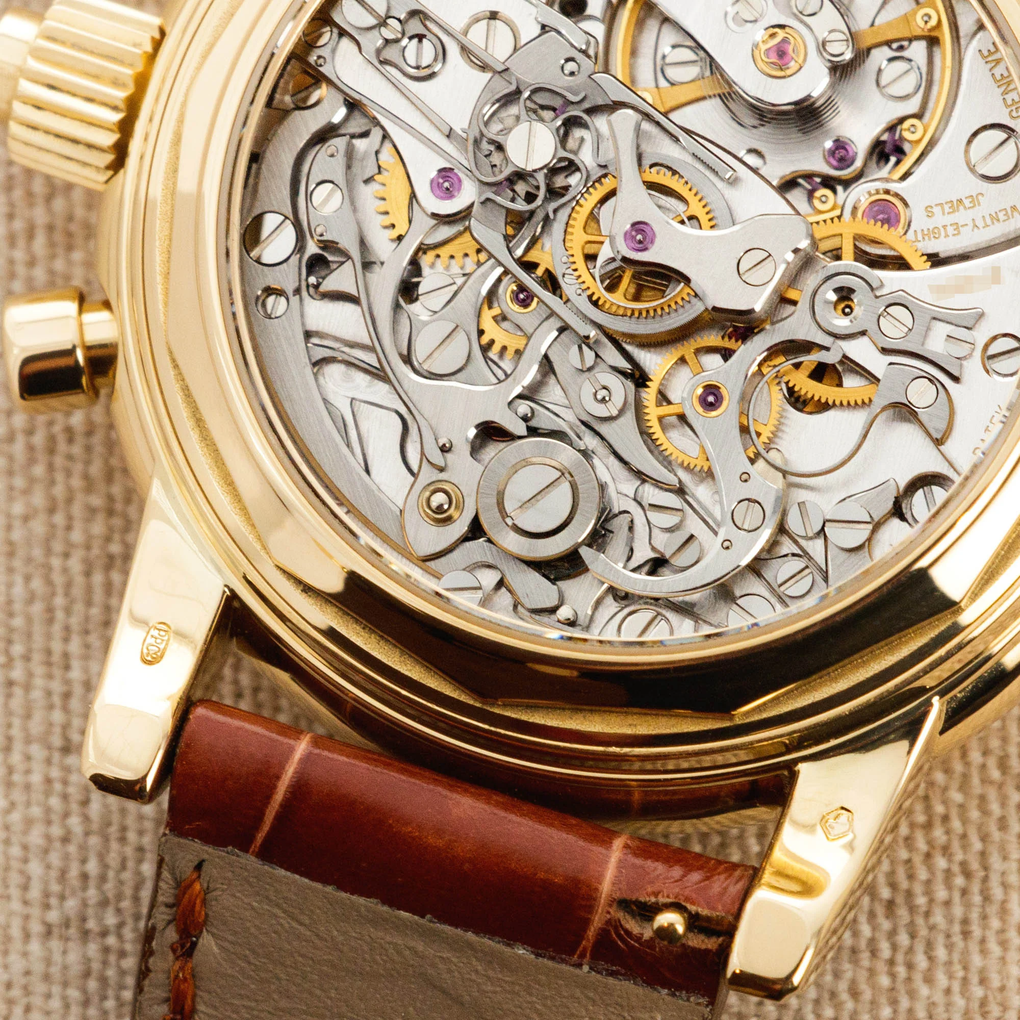 Patek Philippe Yellow Gold Split Seconds Perpetual Watch Ref. 5004 - Image 7
