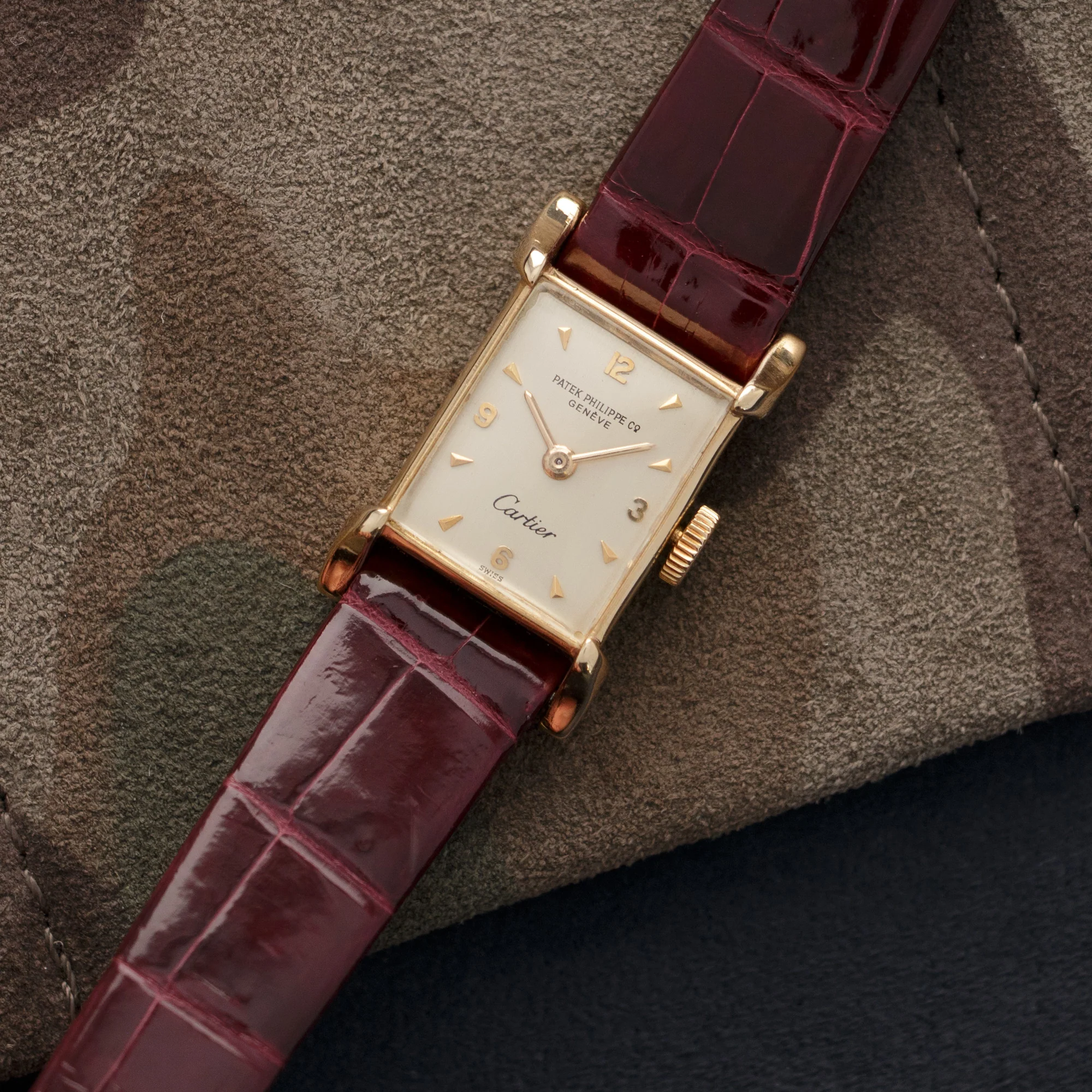 Patek Philippe Yellow Gold Watch Ref. 2280, Retailed by Cartier - Image 2