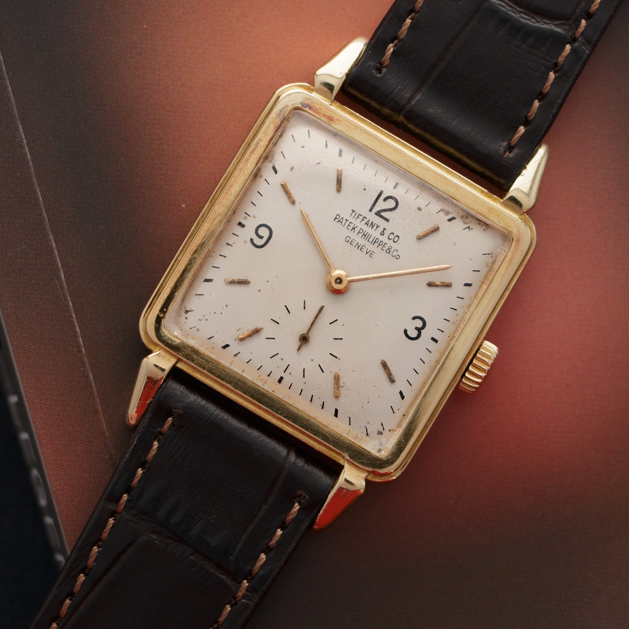 Patek Philippe Yellow Gold Watch Ref. 2422, Retailed by Tiffany & Co. - Image 2