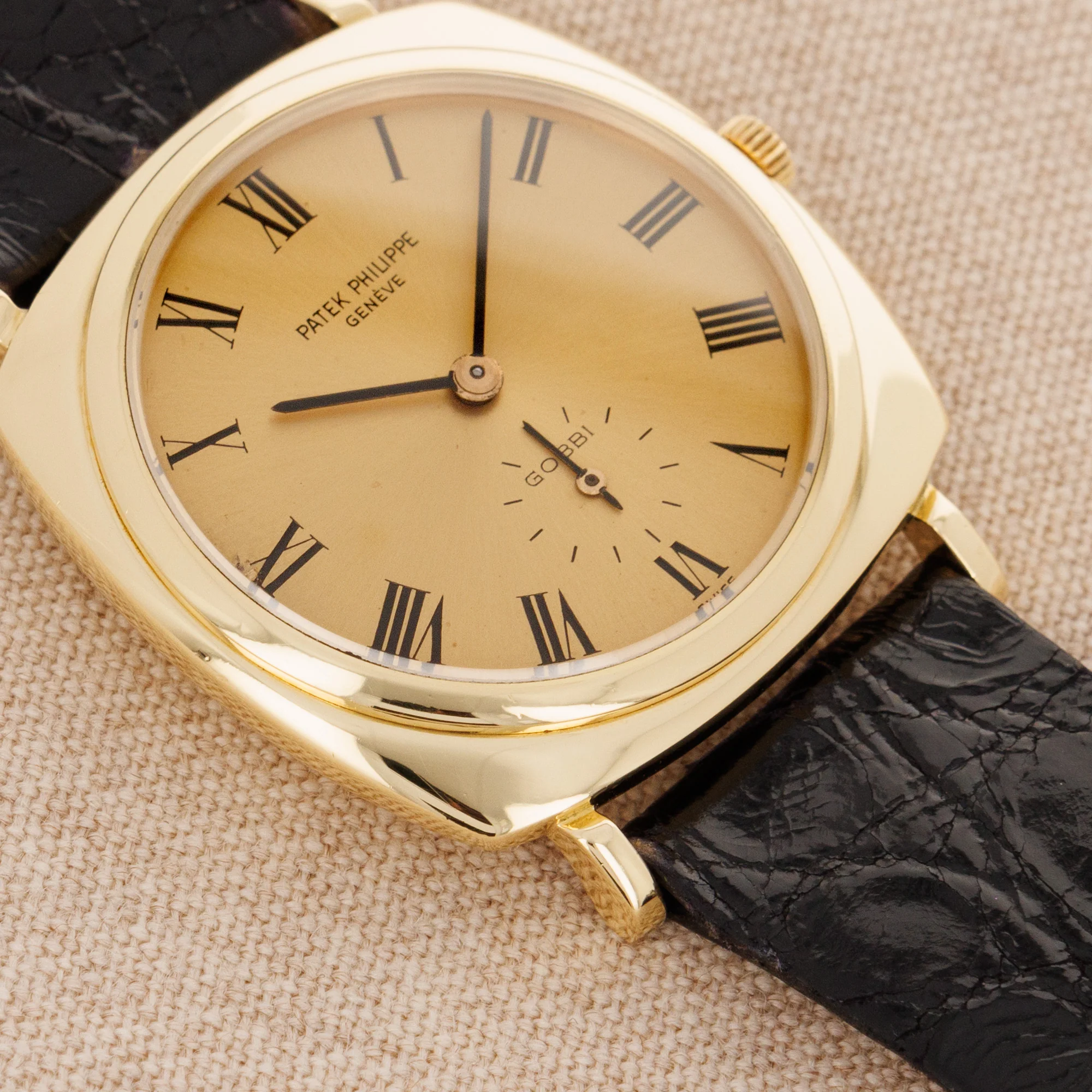 Patek Philippe Yellow Gold Watch Ref. 3525, Retailed by Gobbi Milano - Image 4