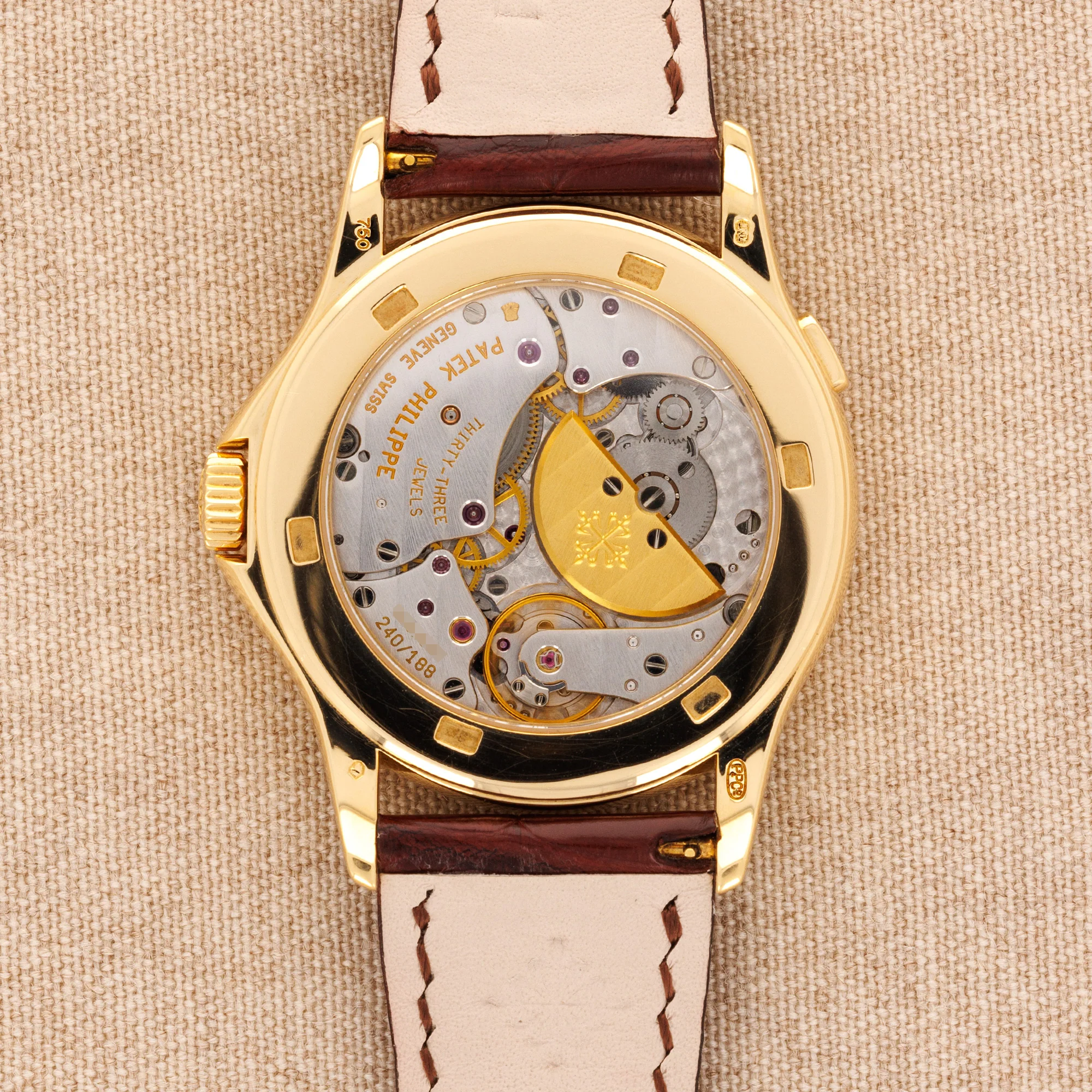 Patek Philippe Yellow Gold World Time Watch Ref. 5110 - Image 3