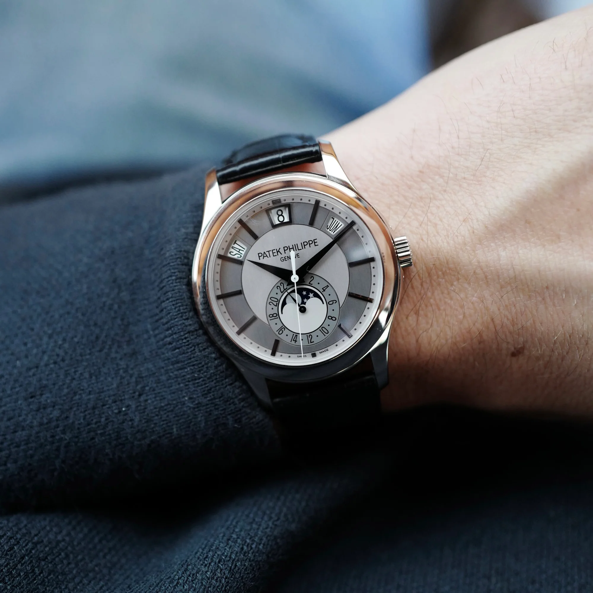 Patek Philippe White Gold Annual Calendar Ref. 5205 - Image 3
