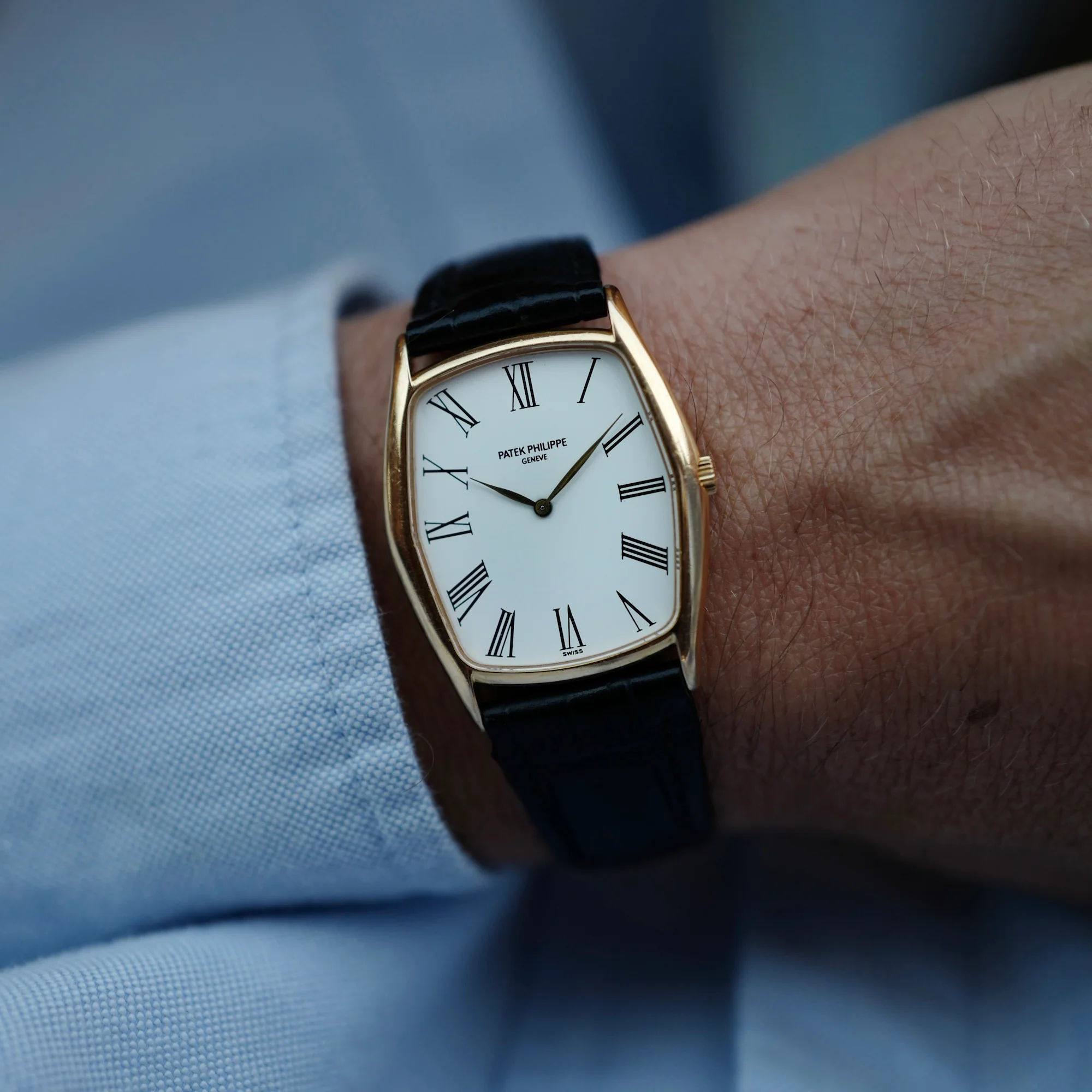 Patek Phillipe Yellow Gold Gondolo Watch Ref. 3842 - Image 5