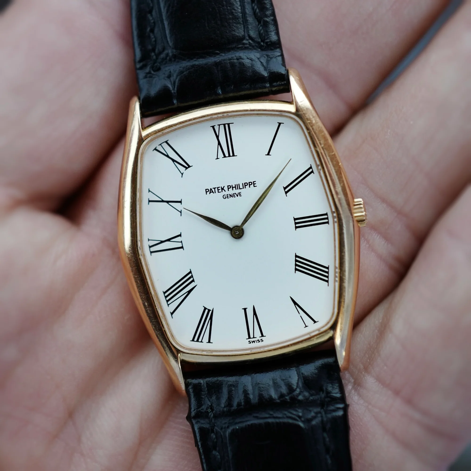 Patek Phillipe Yellow Gold Gondolo Watch Ref. 3842 - Image 6