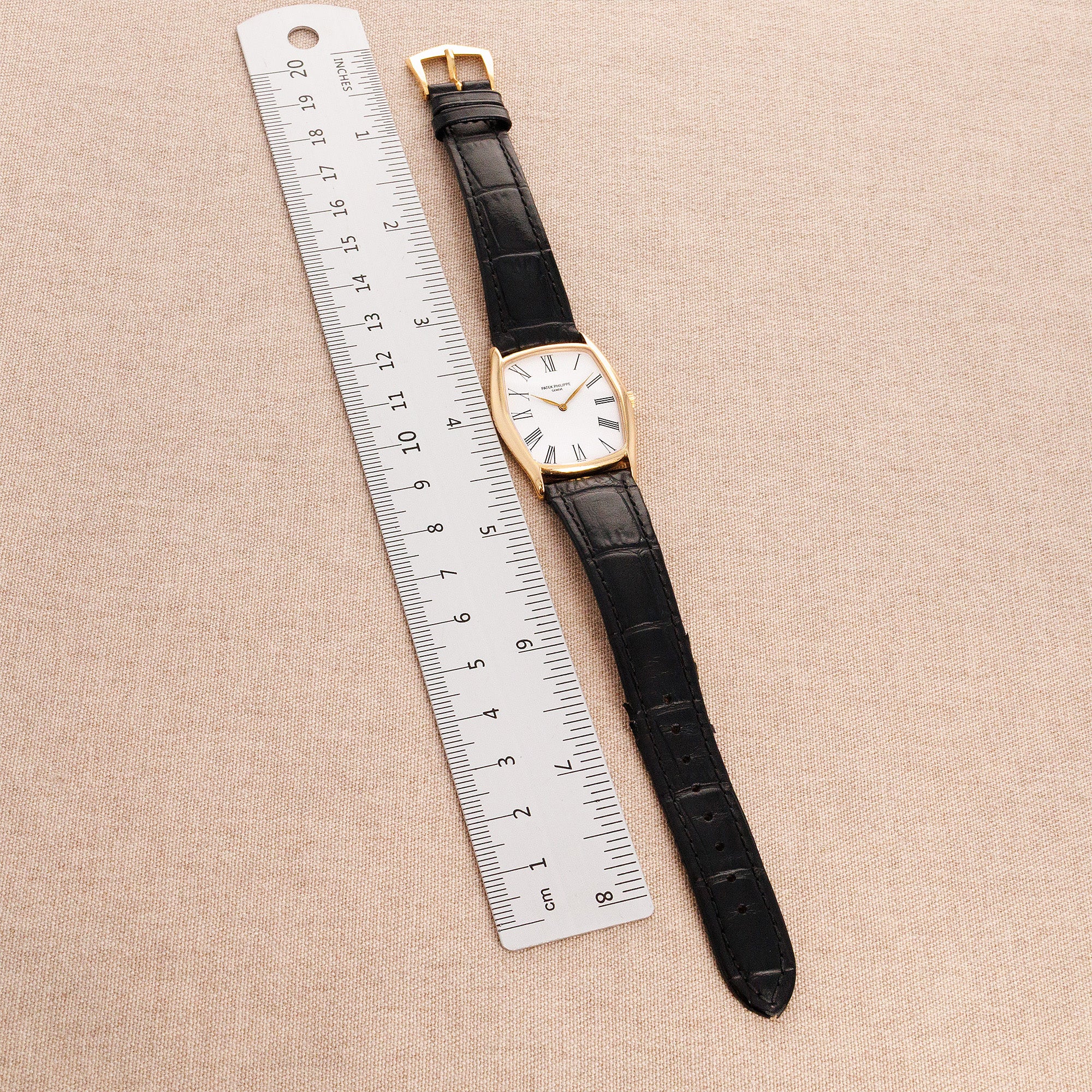 Patek Phillipe Yellow Gold Gondolo Watch Ref. 3842 - Image 9