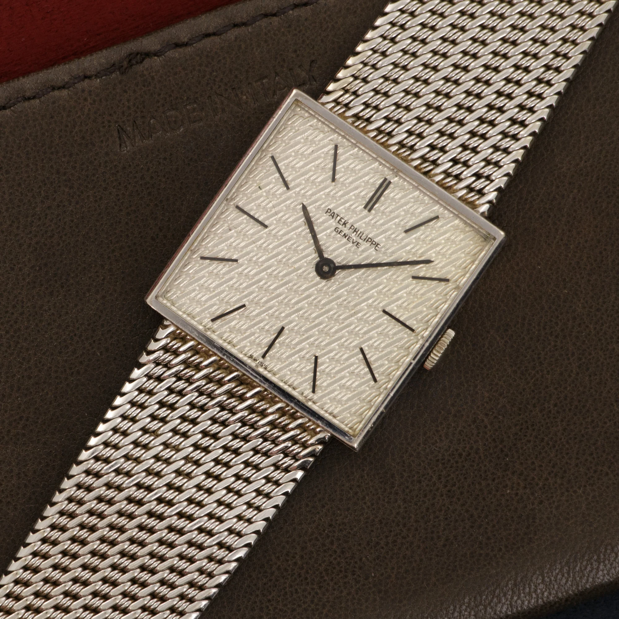 Patek Phlippe White Gold Bracelet Watch Ref. 3430 - Image 2