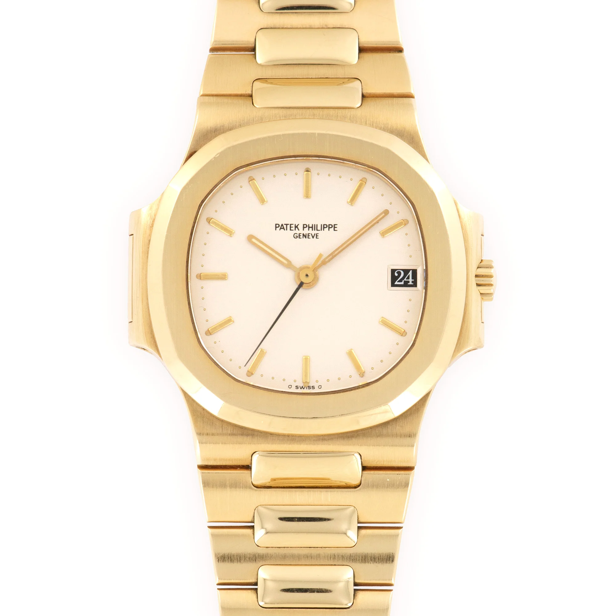 Patek Phlippe Yellow Gold Nautilus Automatic Watch Ref. 3800