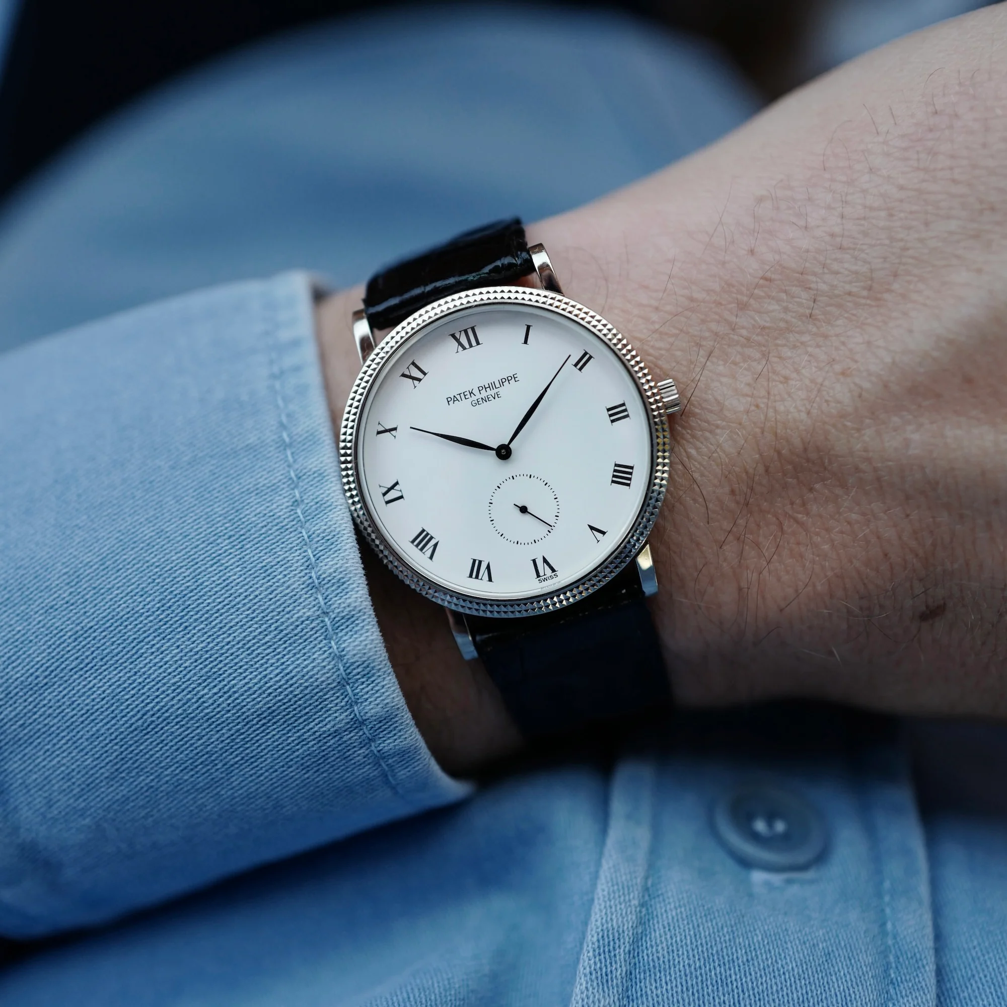 Patek Philippe White Gold Calatrava Ref. 3919 - Image 3
