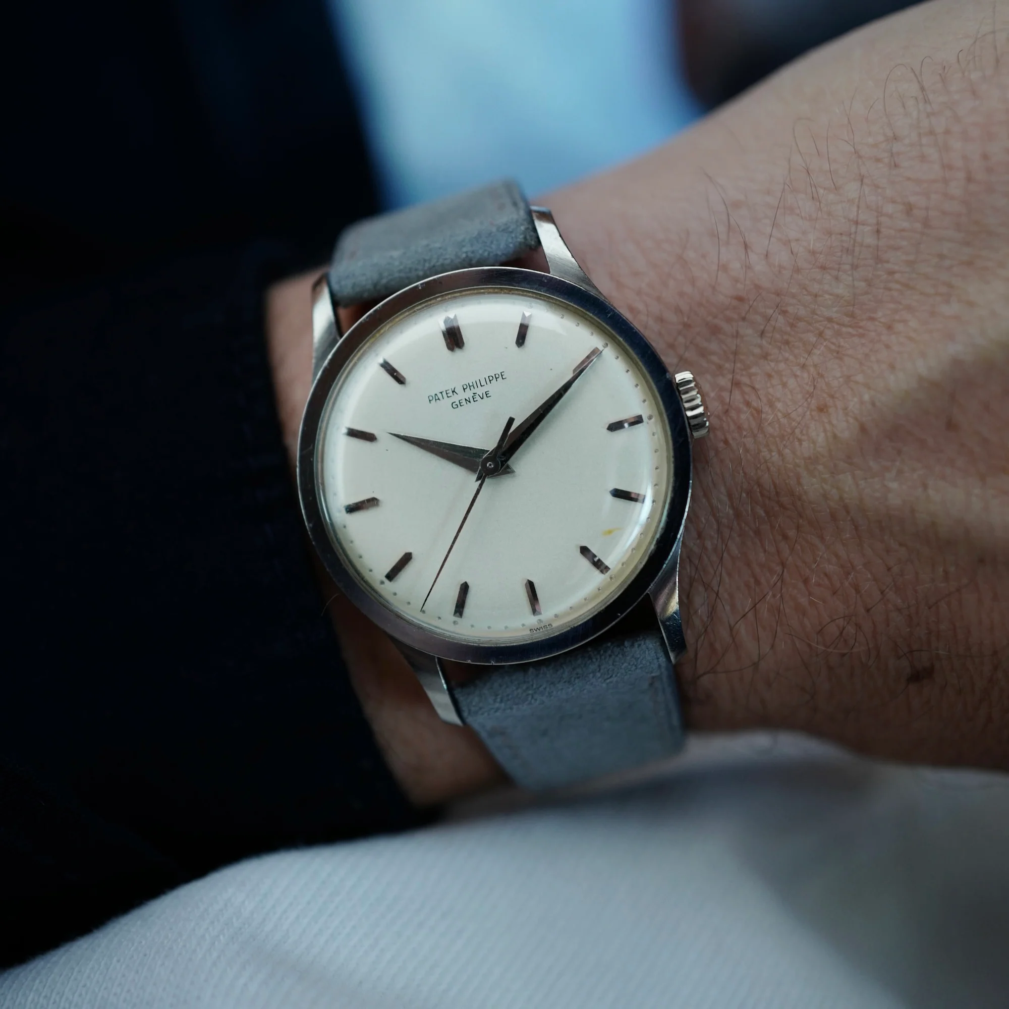 Patek White Gold Calatrava Watch Ref. 570 - Image 6