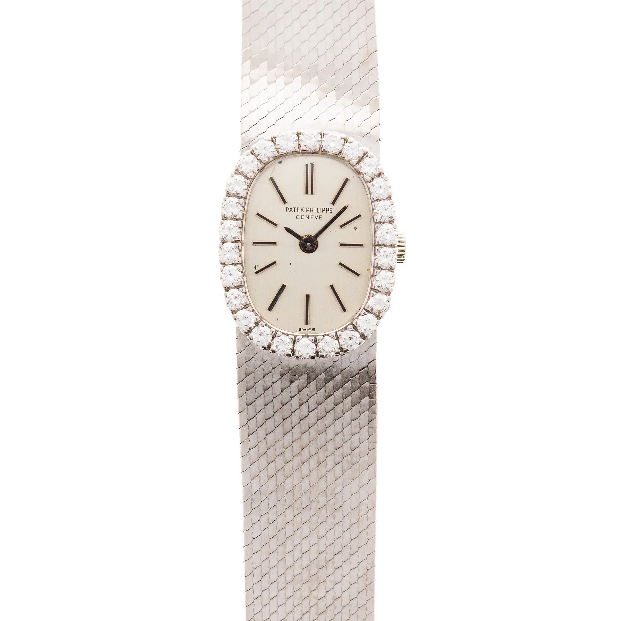 Patek Philippe White Gold Ellipse Diamond Ref. 3377
