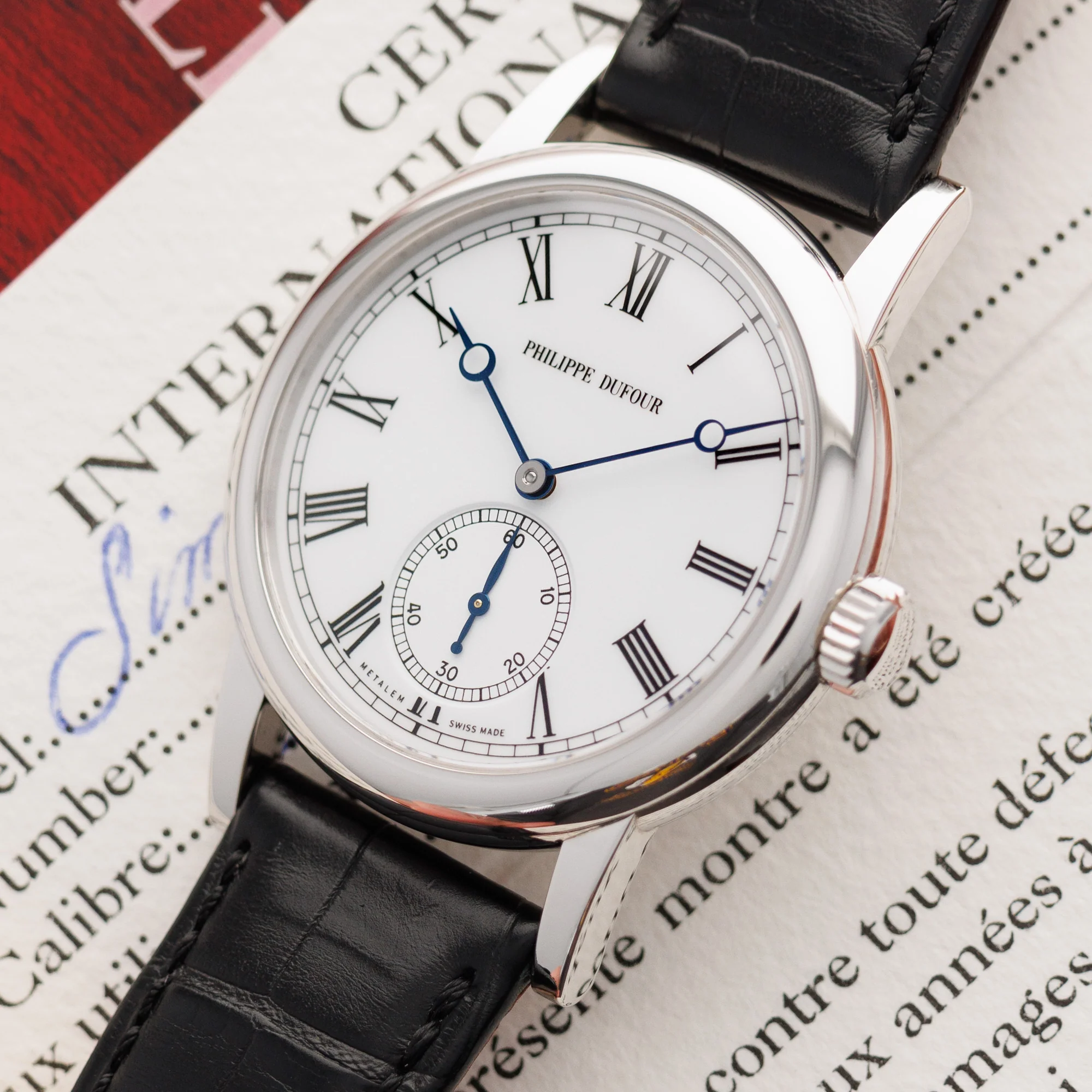 Philippe Dufour Platinum Simplicity Watch - Image 2
